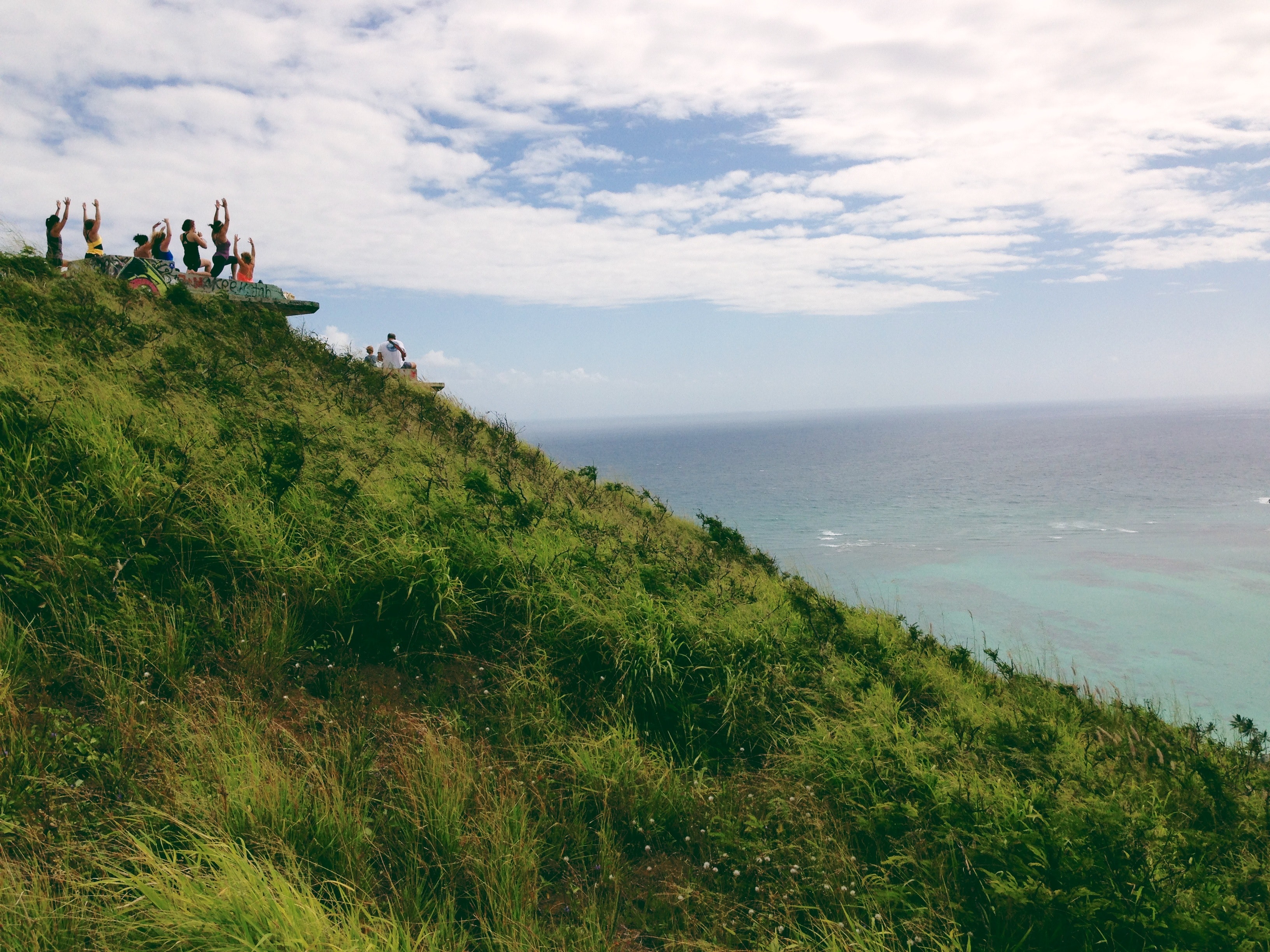 Cloudy Green Mountain Peak Wallpapers