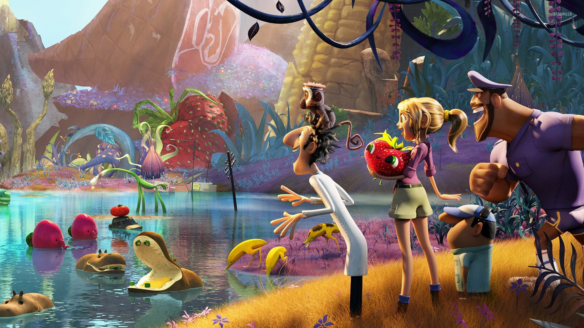 Cloudy With A Chance Of Meatballs 2 Wallpapers