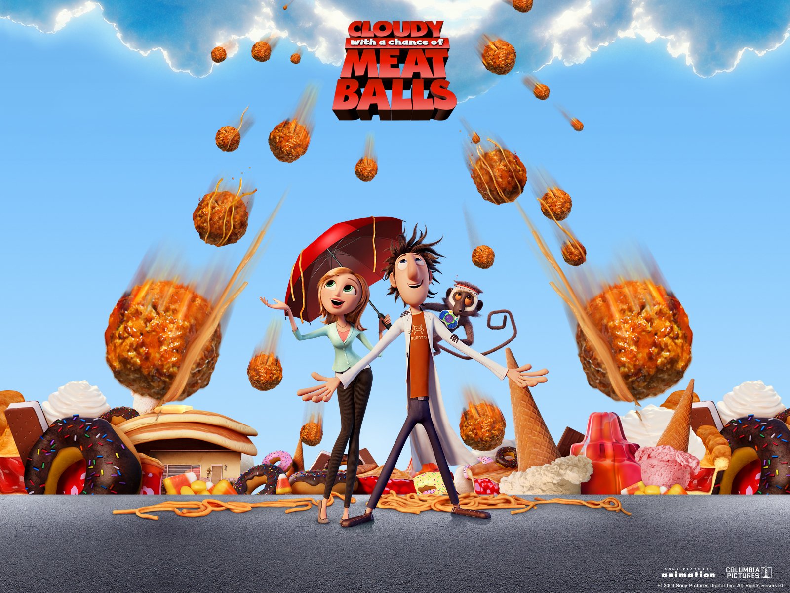 Cloudy With A Chance Of Meatballs Wallpapers