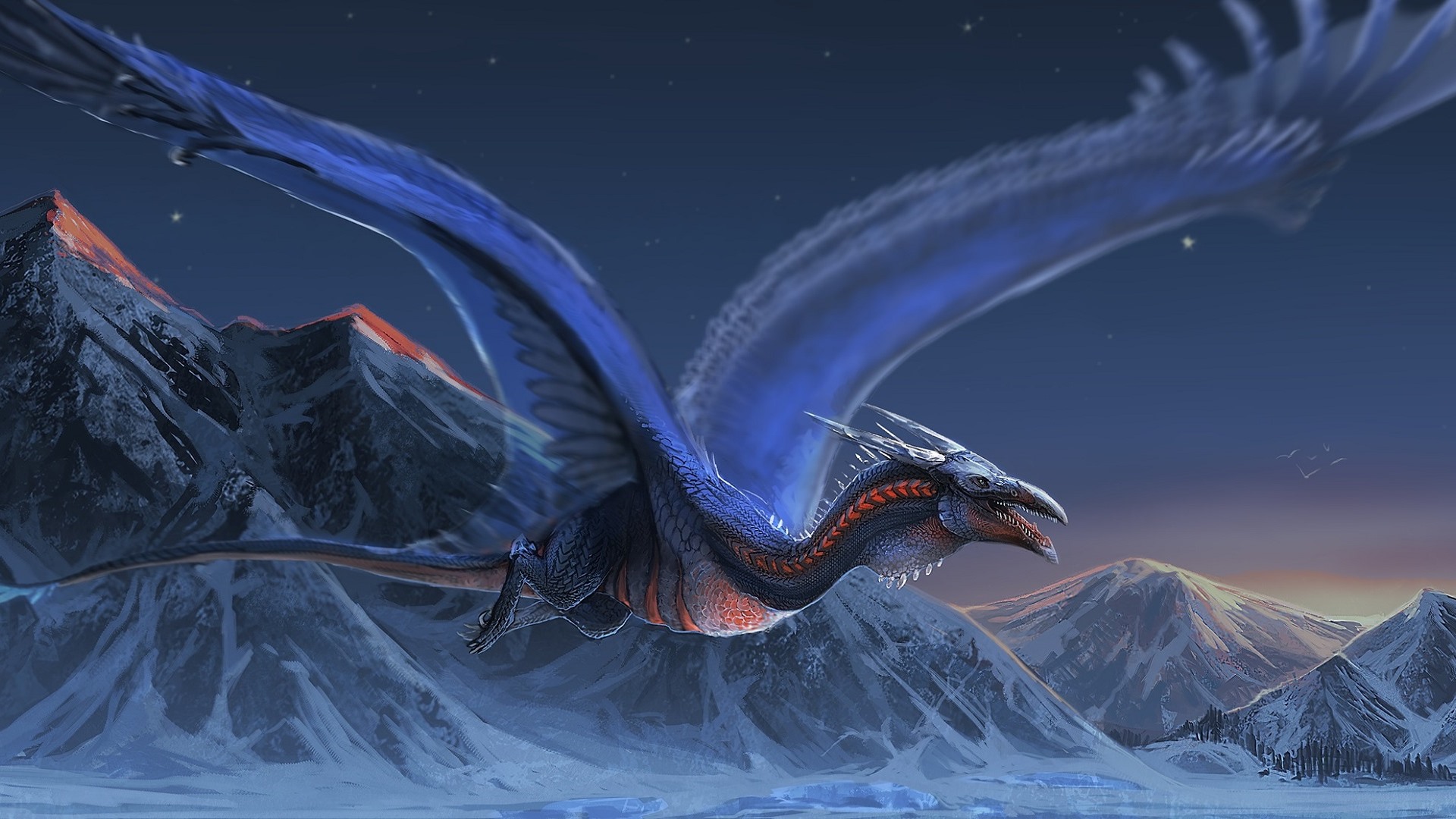 Coastline Dragon Flying
 Wallpapers