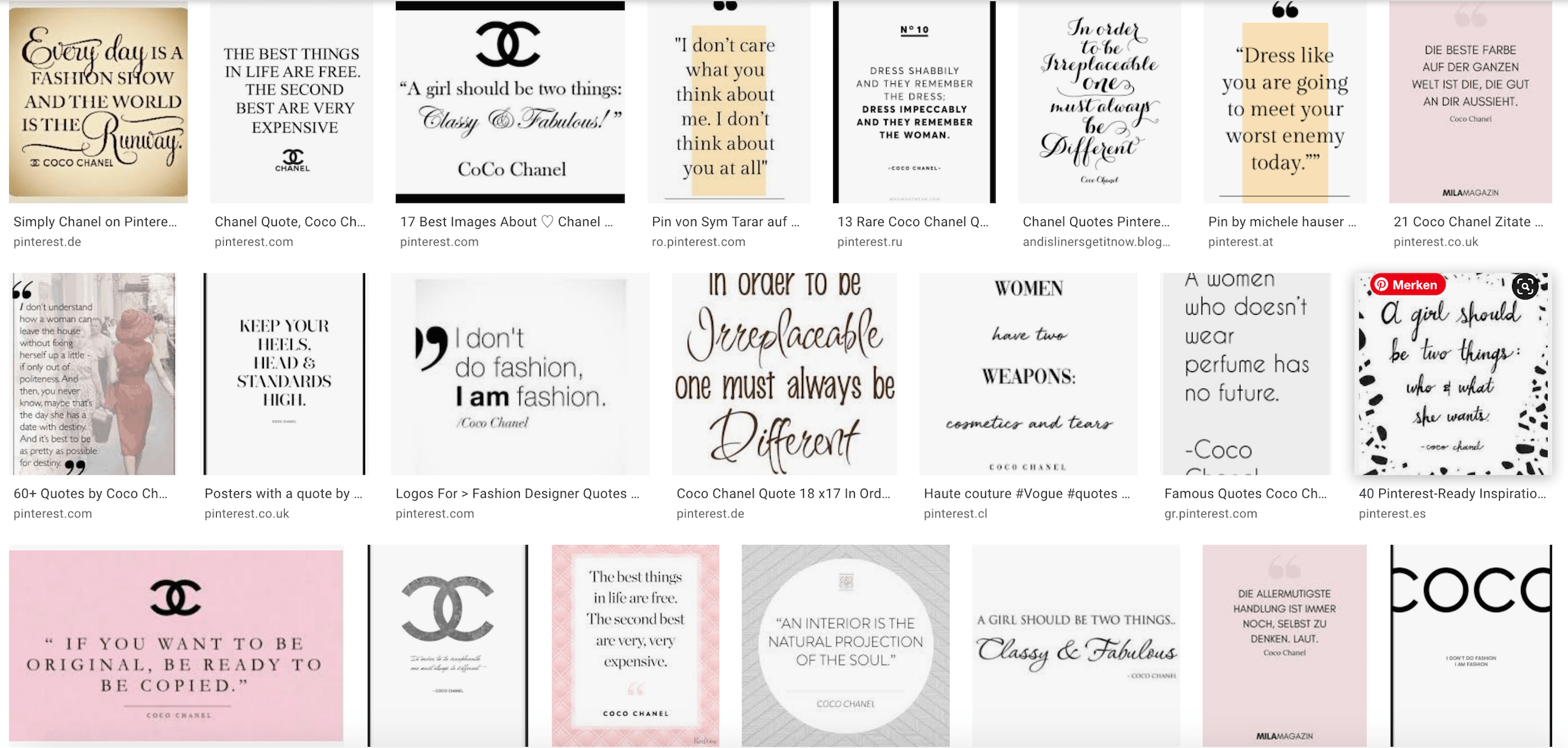 Coco Chanel Quotes Wallpapers