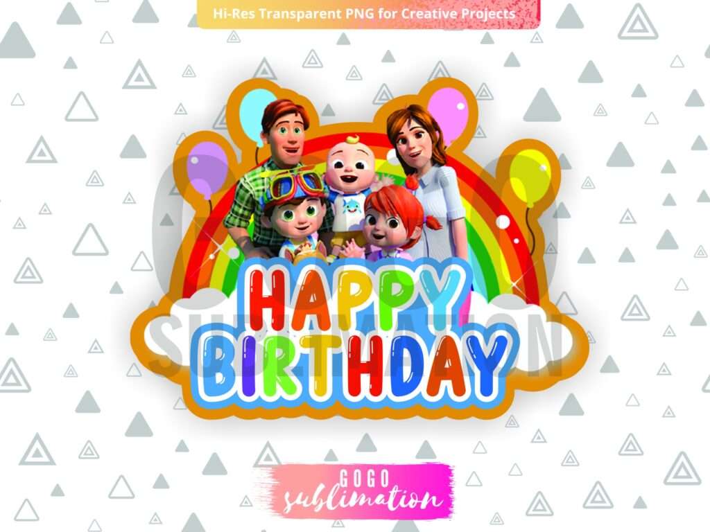 Cocomelon Happy Birthday Images Wallpapers