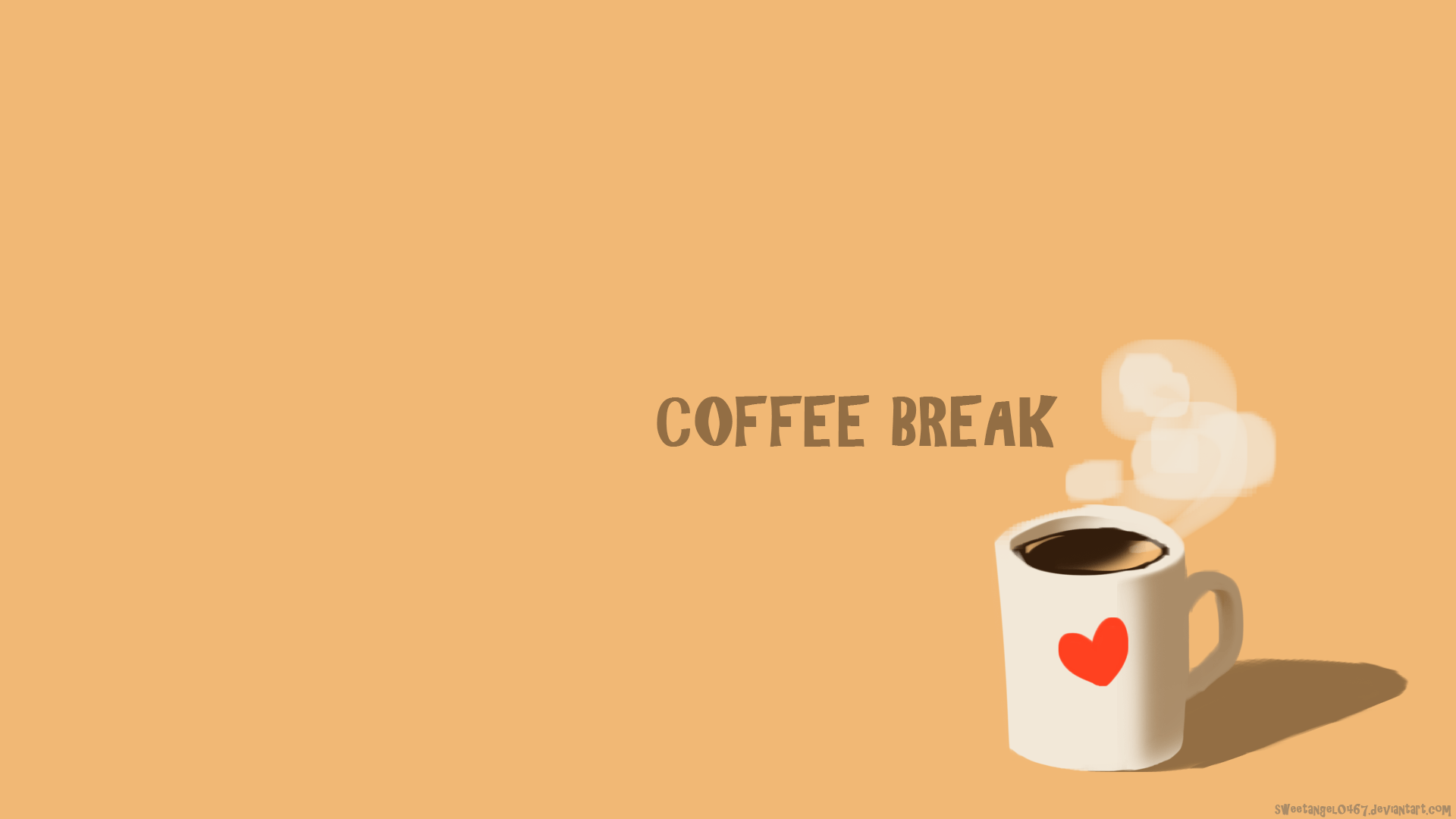 Coffee Computer Background