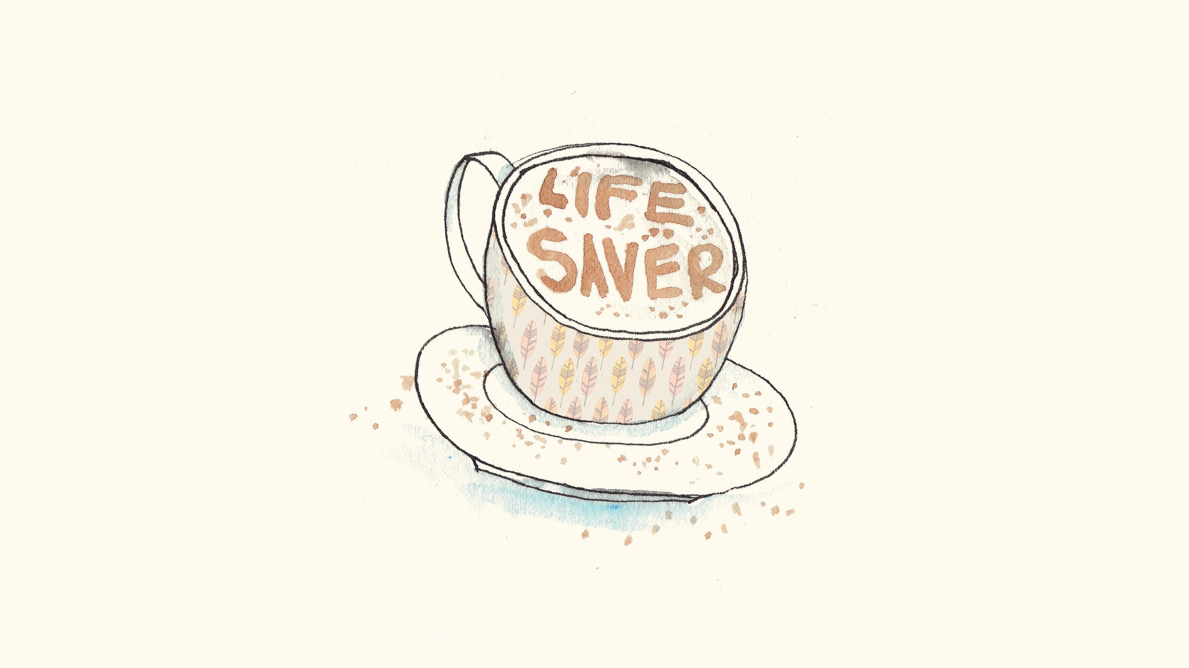 Coffee Computer Background