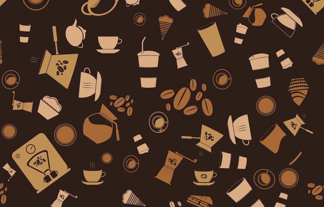 Coffee Pattern Wallpapers