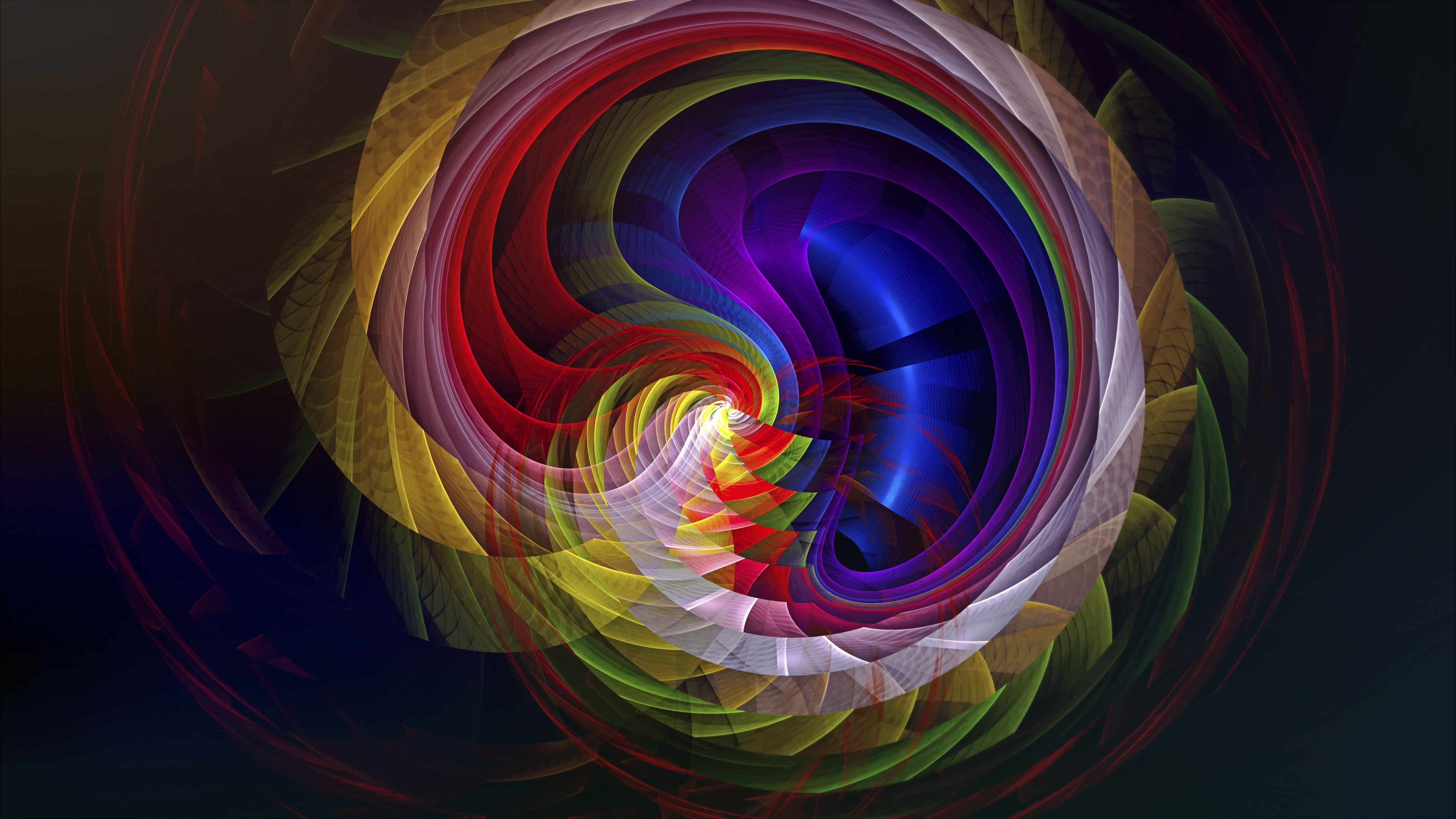 Color Swirl Art Wallpapers