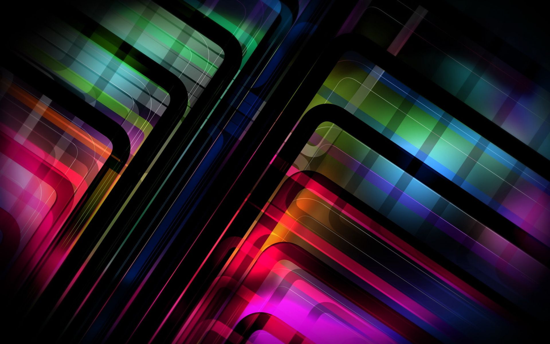 Colorful 3D Layers Wallpapers