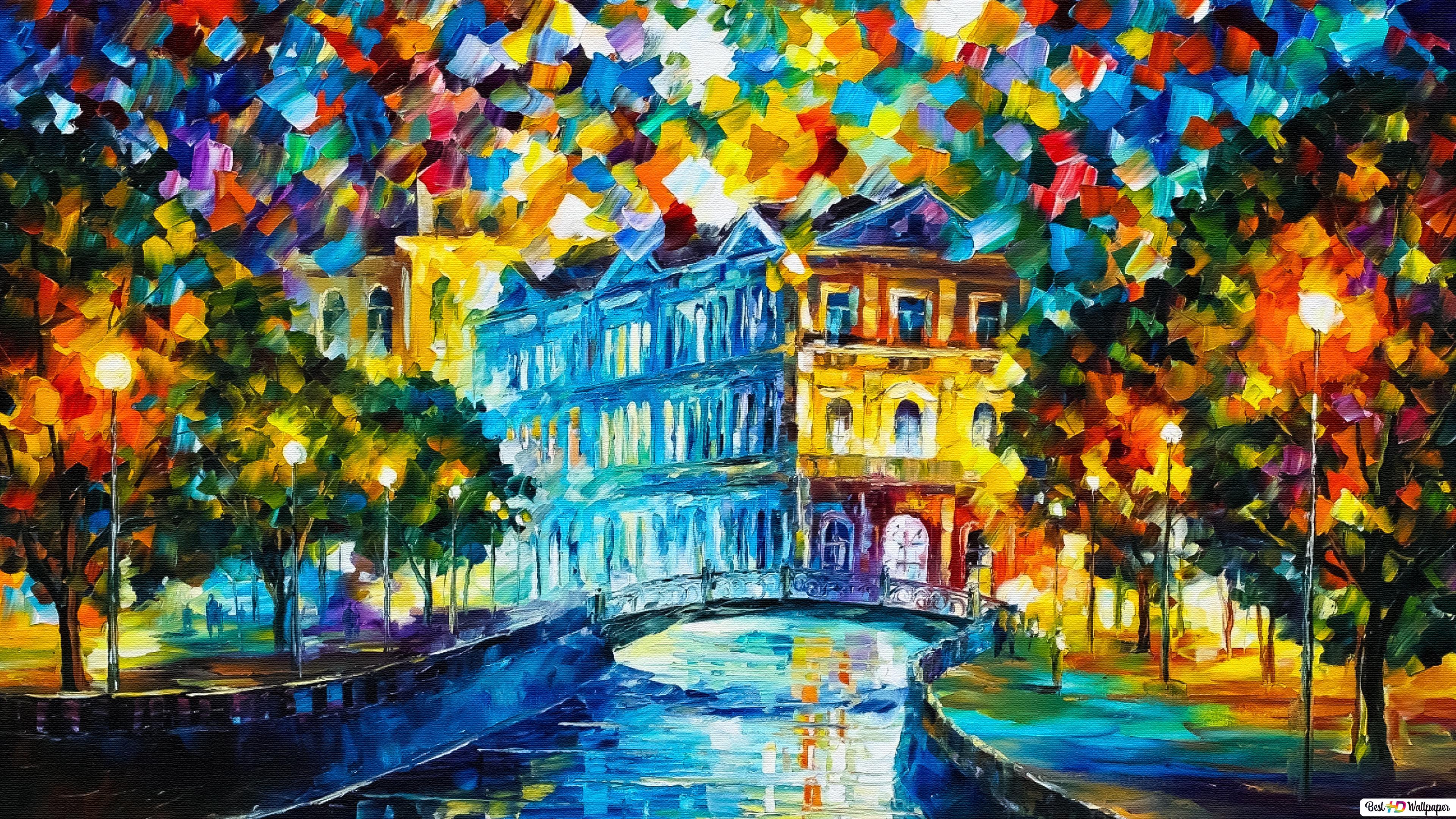 Colorful 4K New Art Painting Wallpapers