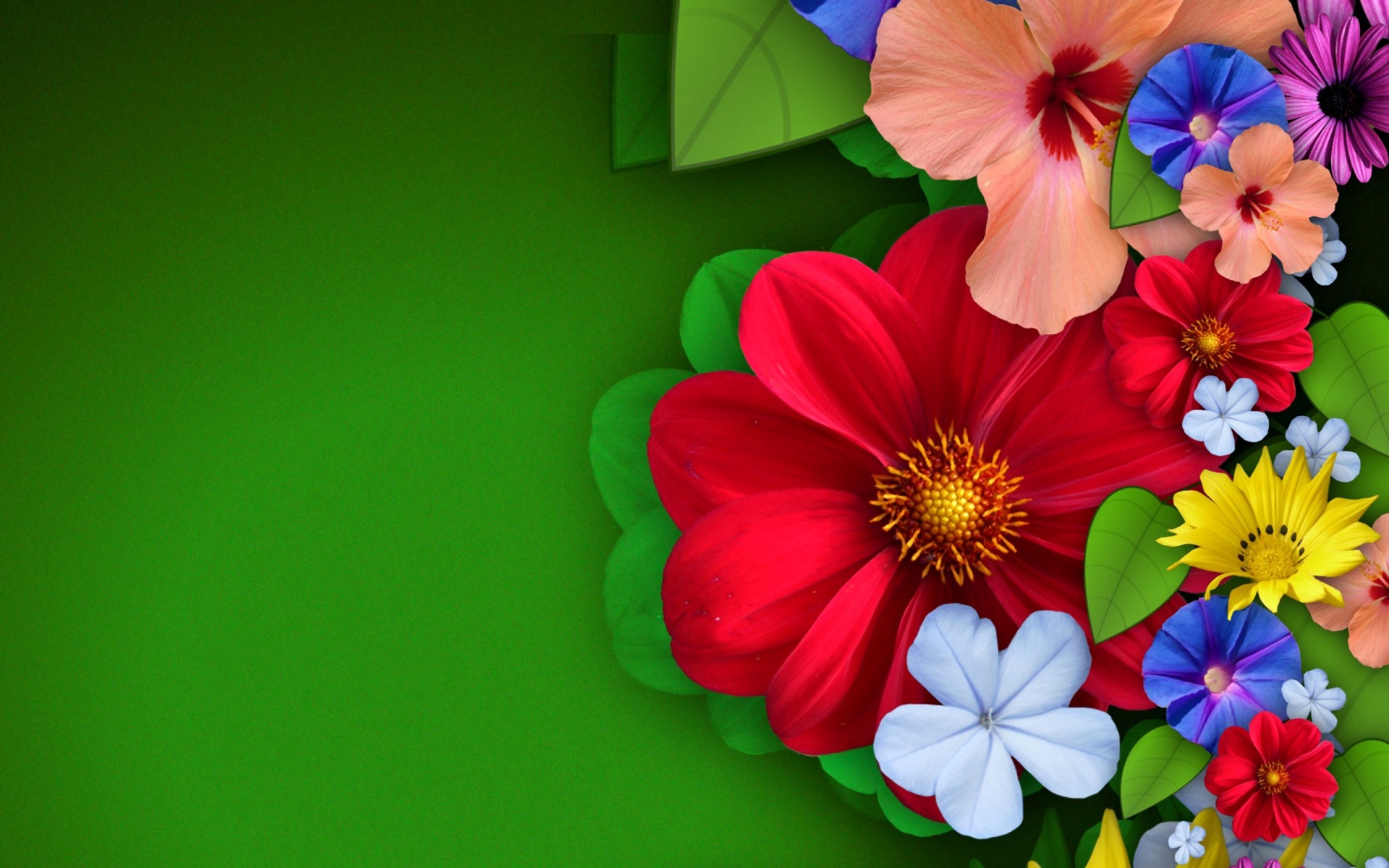 Colorful Abstract Flower Wallpapers