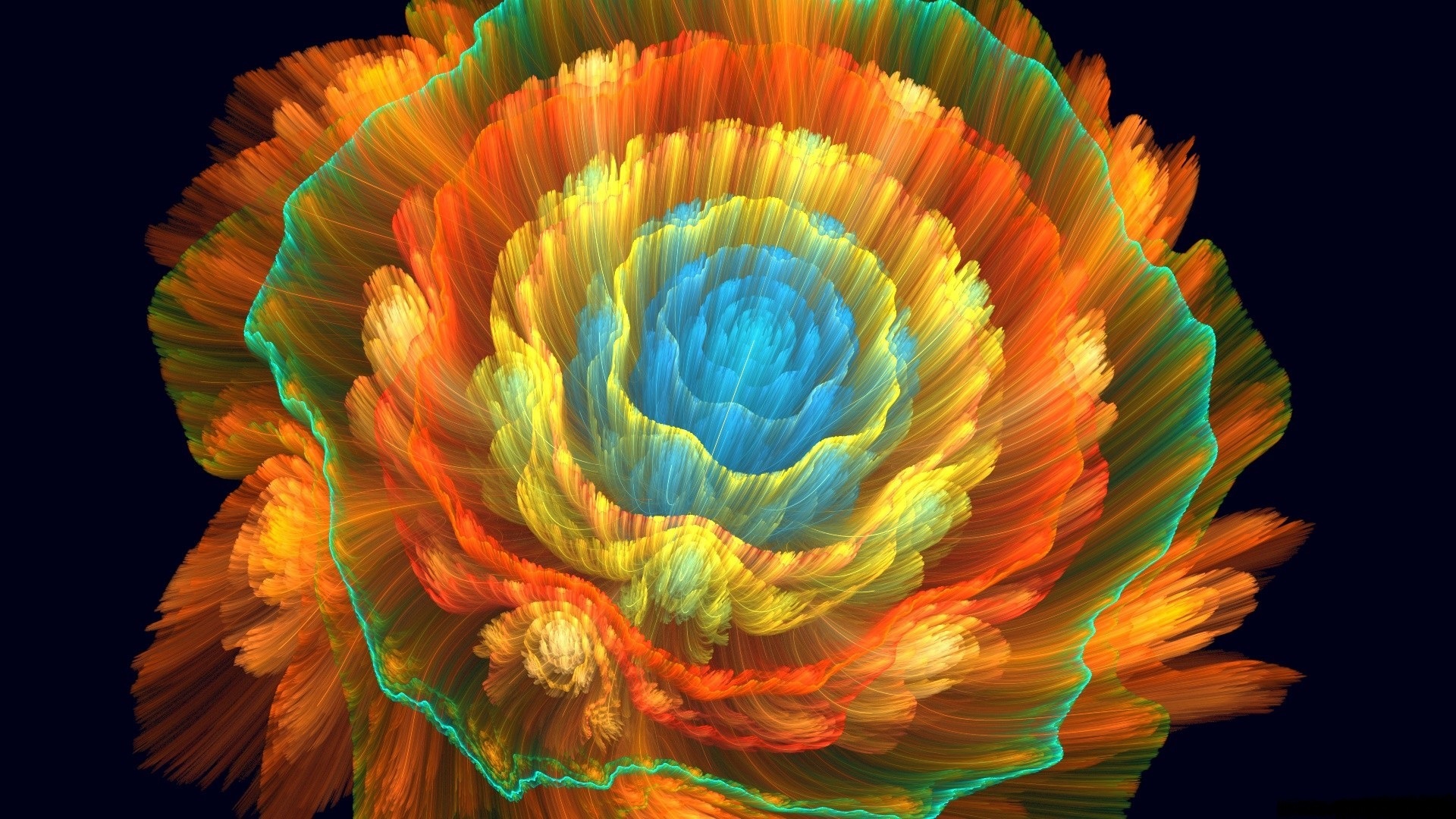 Colorful Abstract Flower Wallpapers