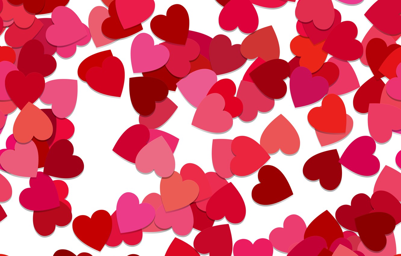 Colorful Abstract Hearts Wallpapers