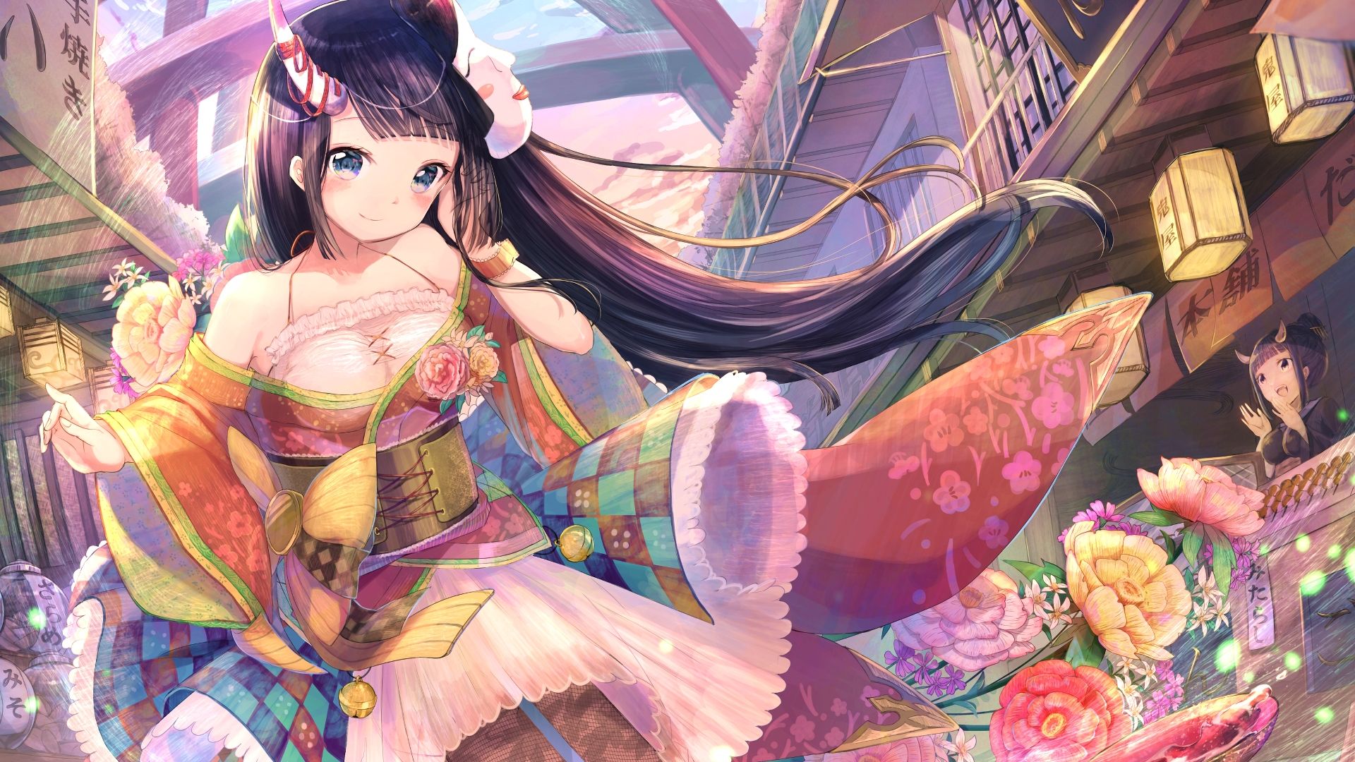Colorful Anime Girl Wallpapers
