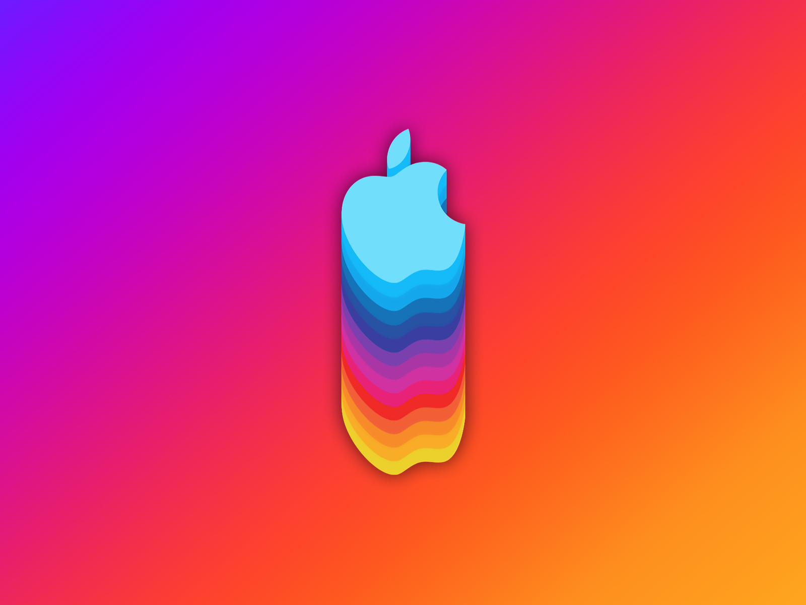 Colorful Apple Logo Wallpapers