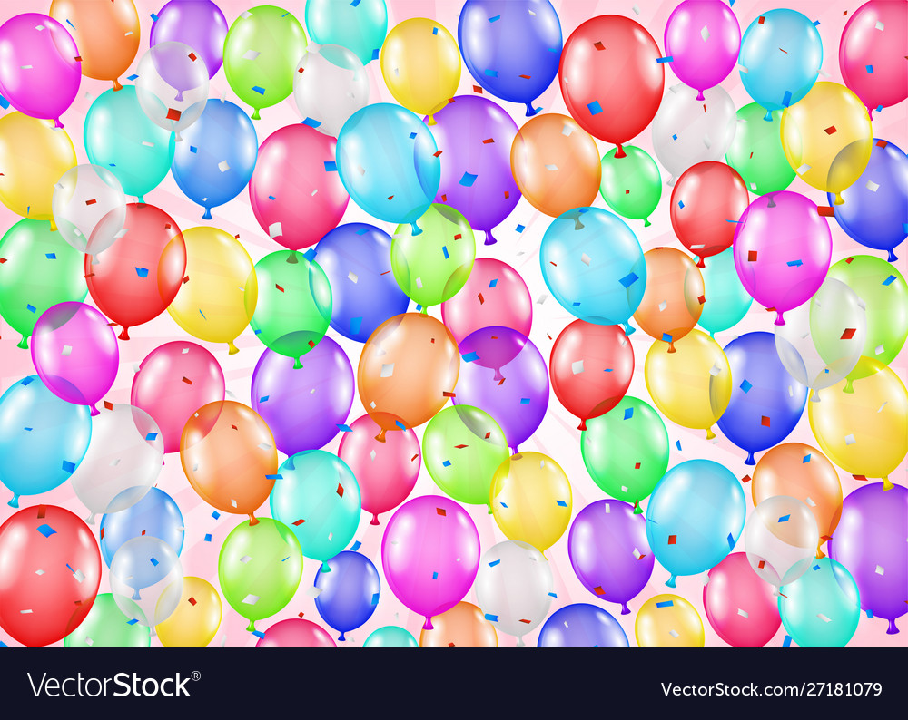 Colorful Balloons Background