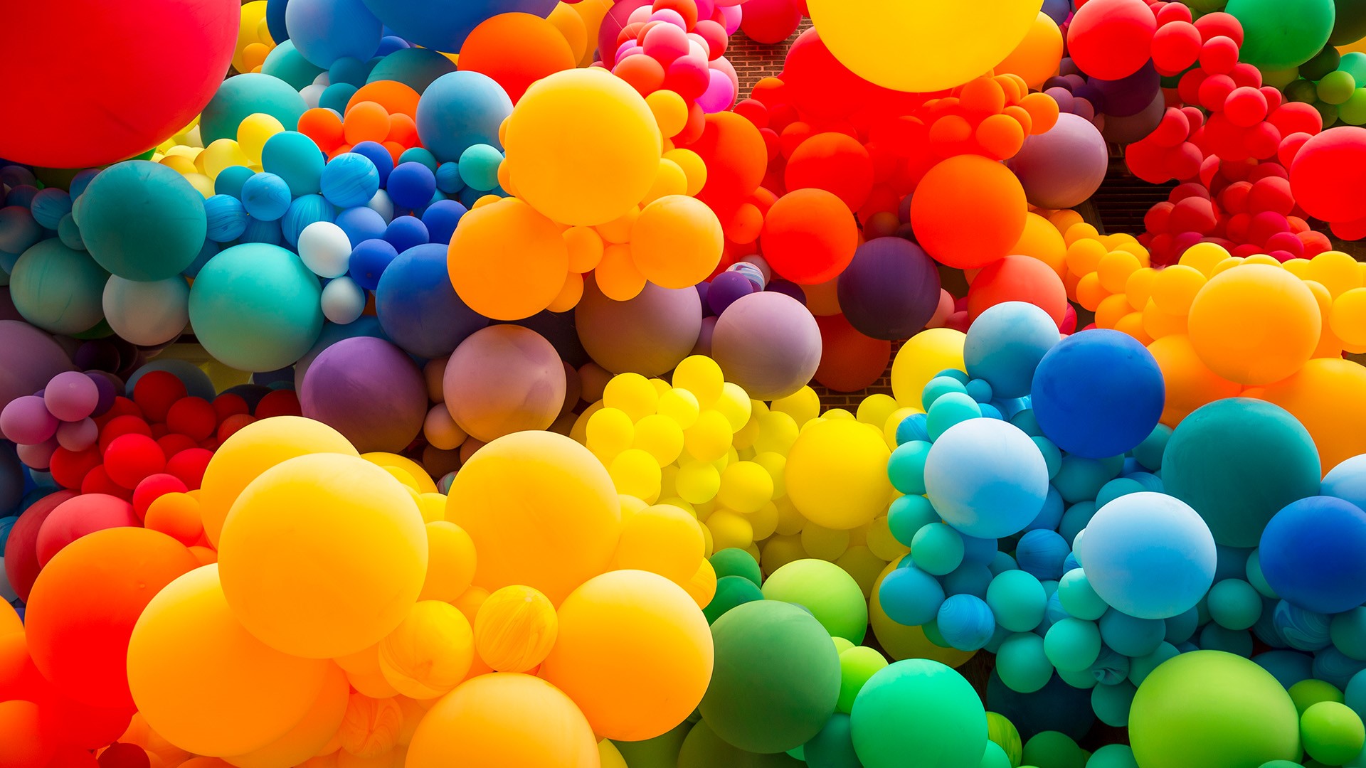 Colorful Balloons Background