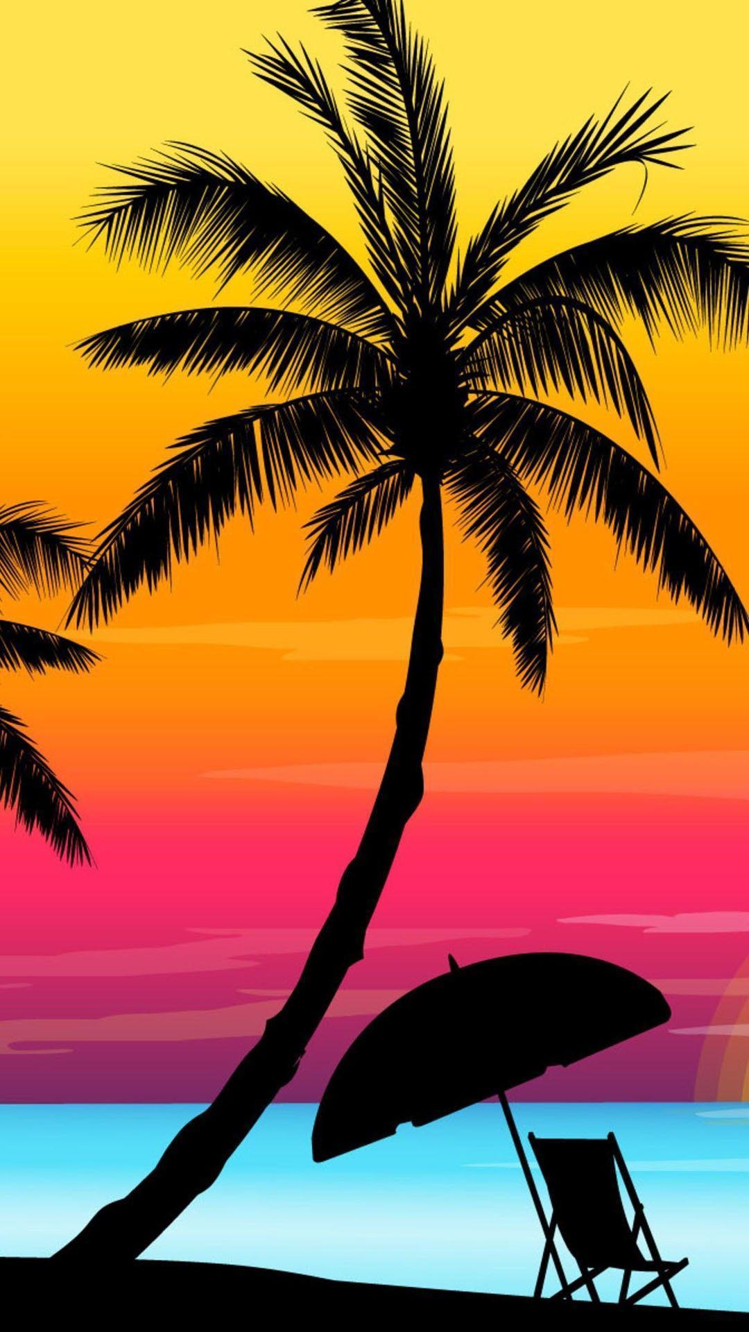 Colorful Beach Sunset Wallpapers