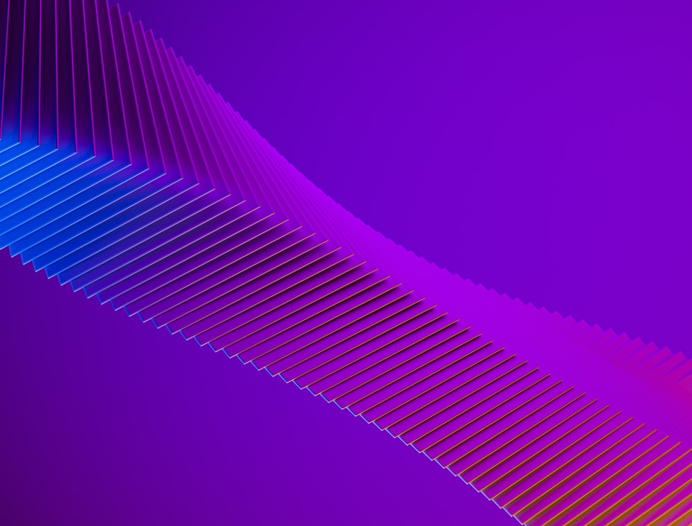 Colorful Blue Purple Wave Wallpapers