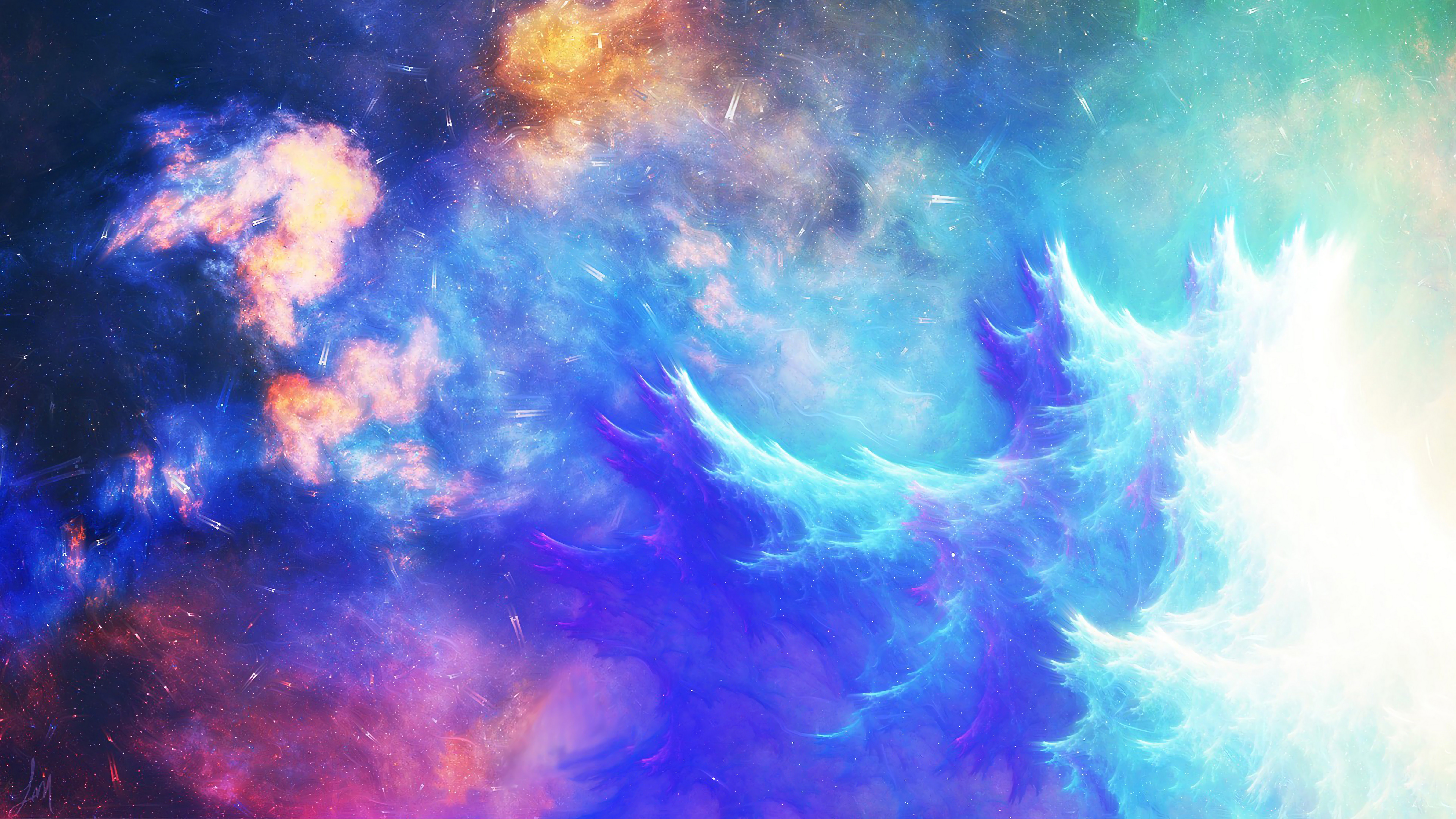 Colorful Clouds Abstract 4K Wallpapers