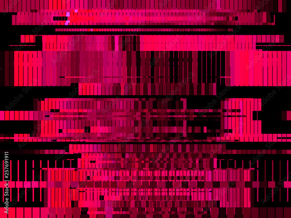 Colorful Distorted Glitch Lines Wallpapers