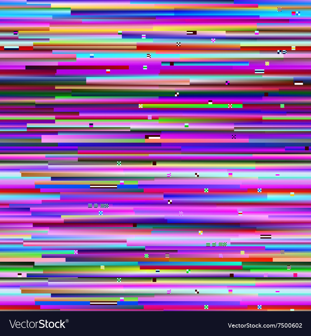 Colorful Distorted Glitch Lines Wallpapers