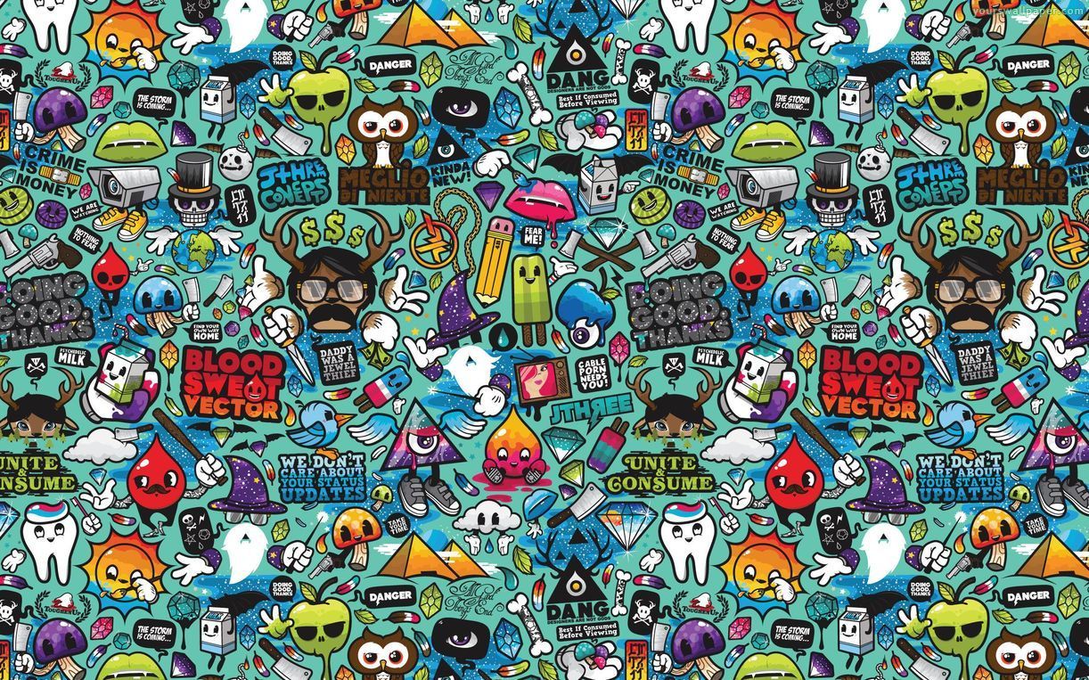 Colorful Doodle Art Wallpapers