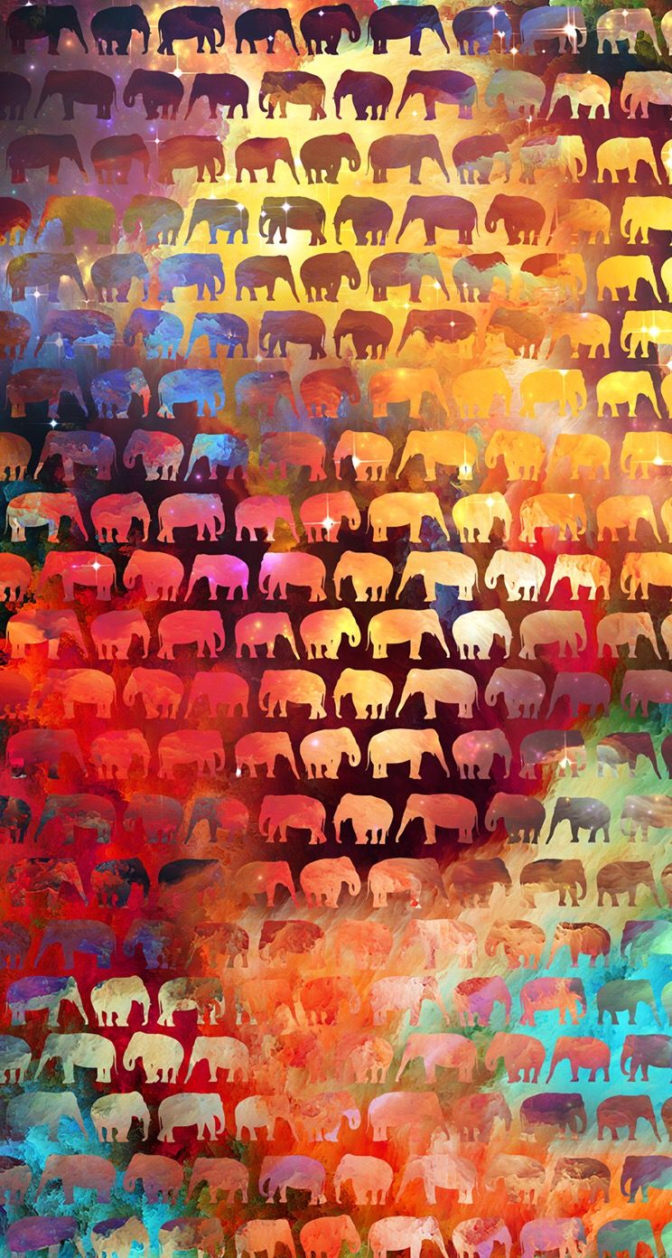 Colorful Elephant Wallpapers