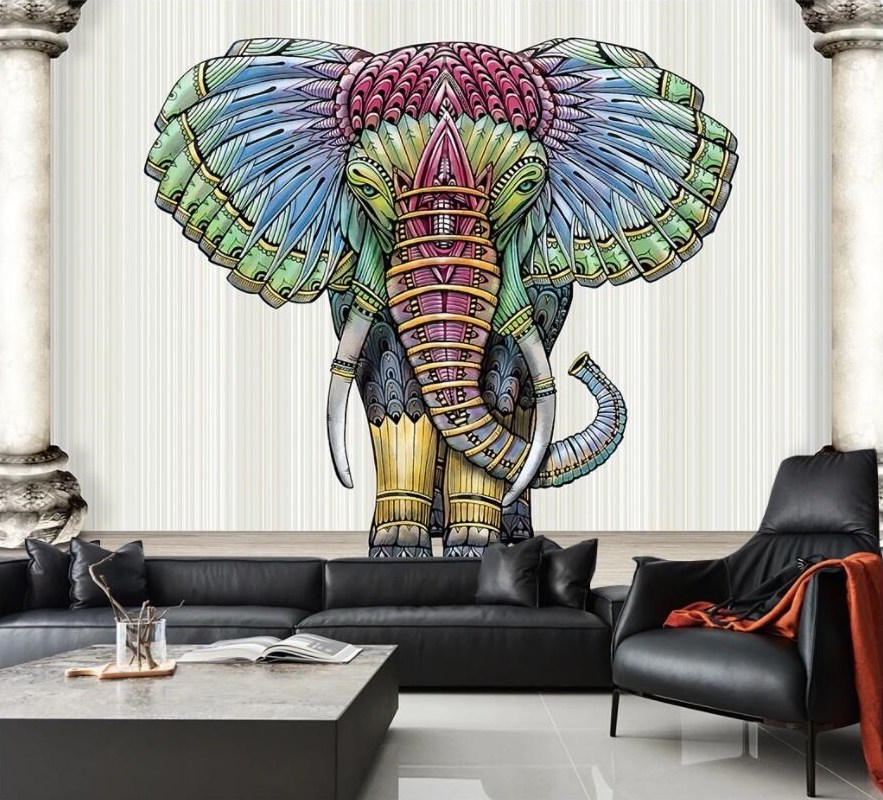 Colorful Elephant Wallpapers