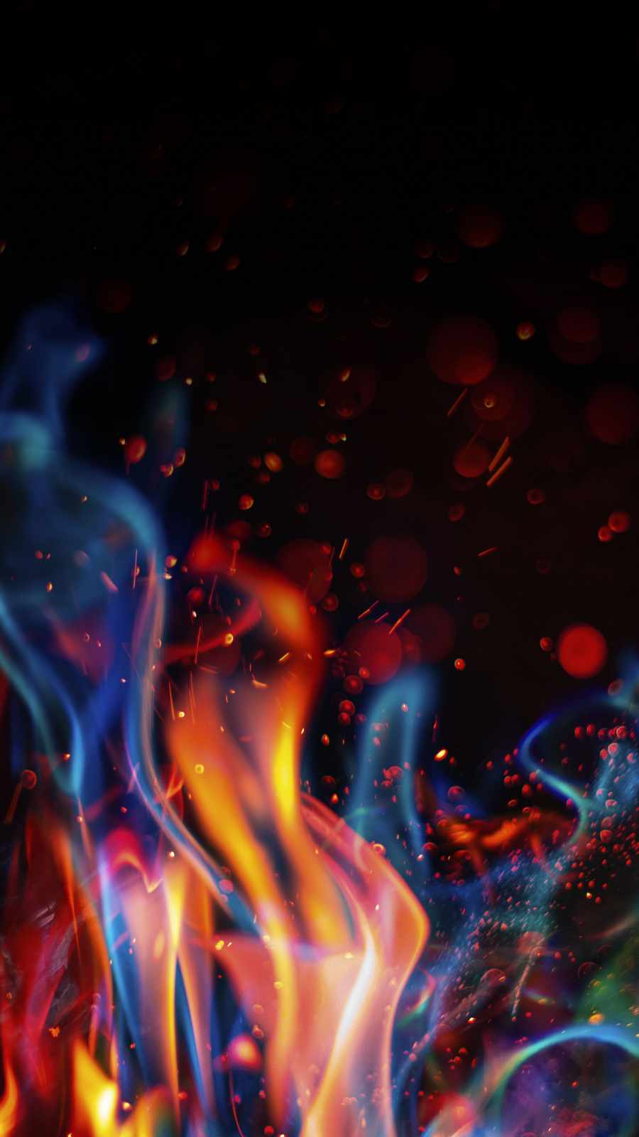 Colorful Fire Cool Wallpapers