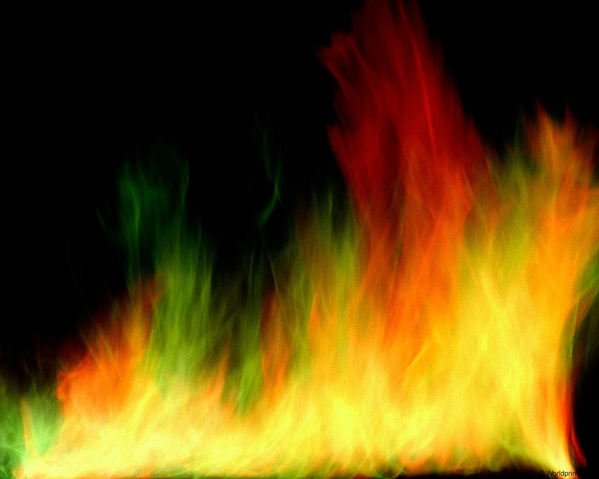 Colorful Fire Cool Wallpapers