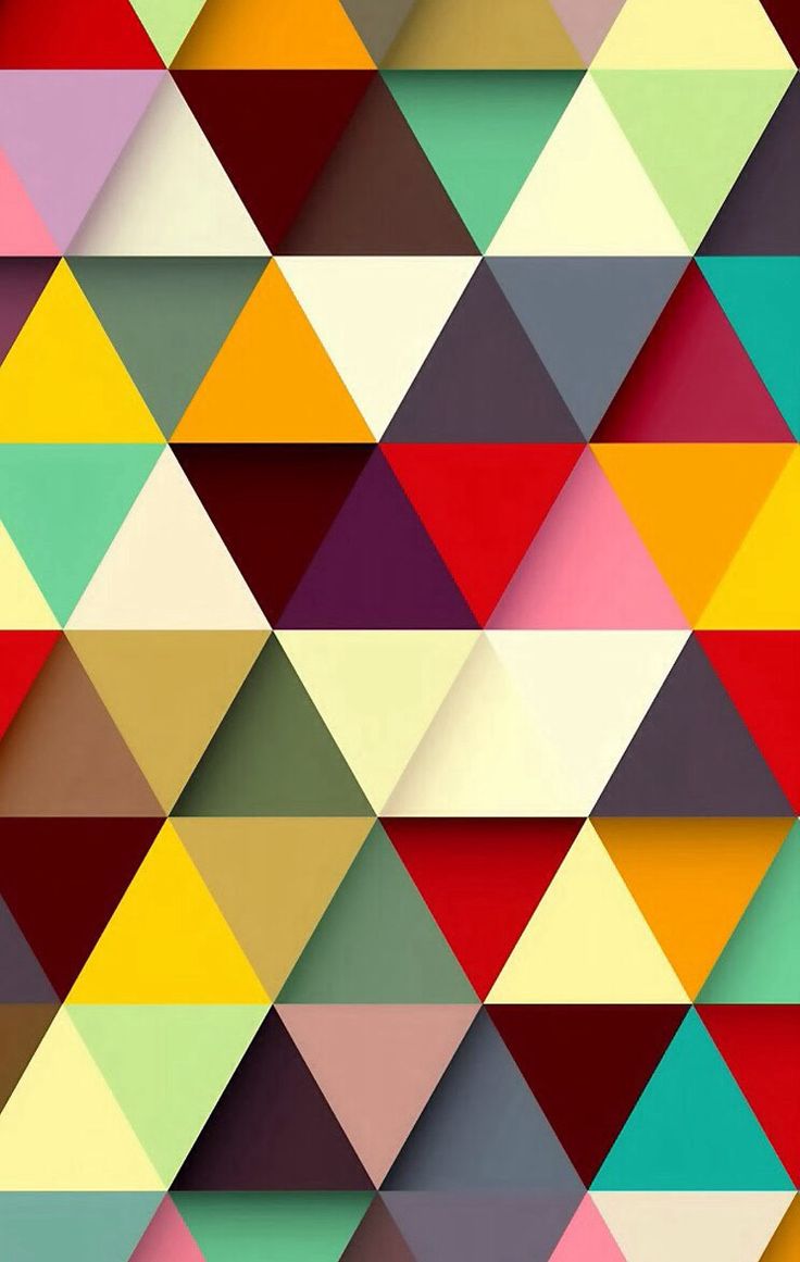 Colorful Geometric Triangle Wallpapers