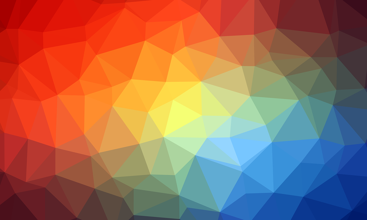 Colorful Geometric Triangle Wallpapers