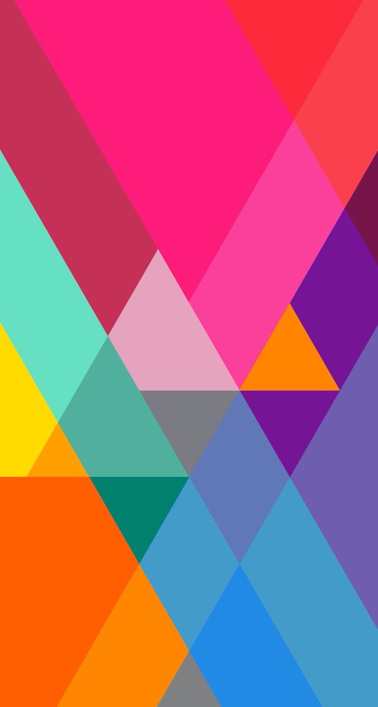 Colorful Geometric Triangle Wallpapers