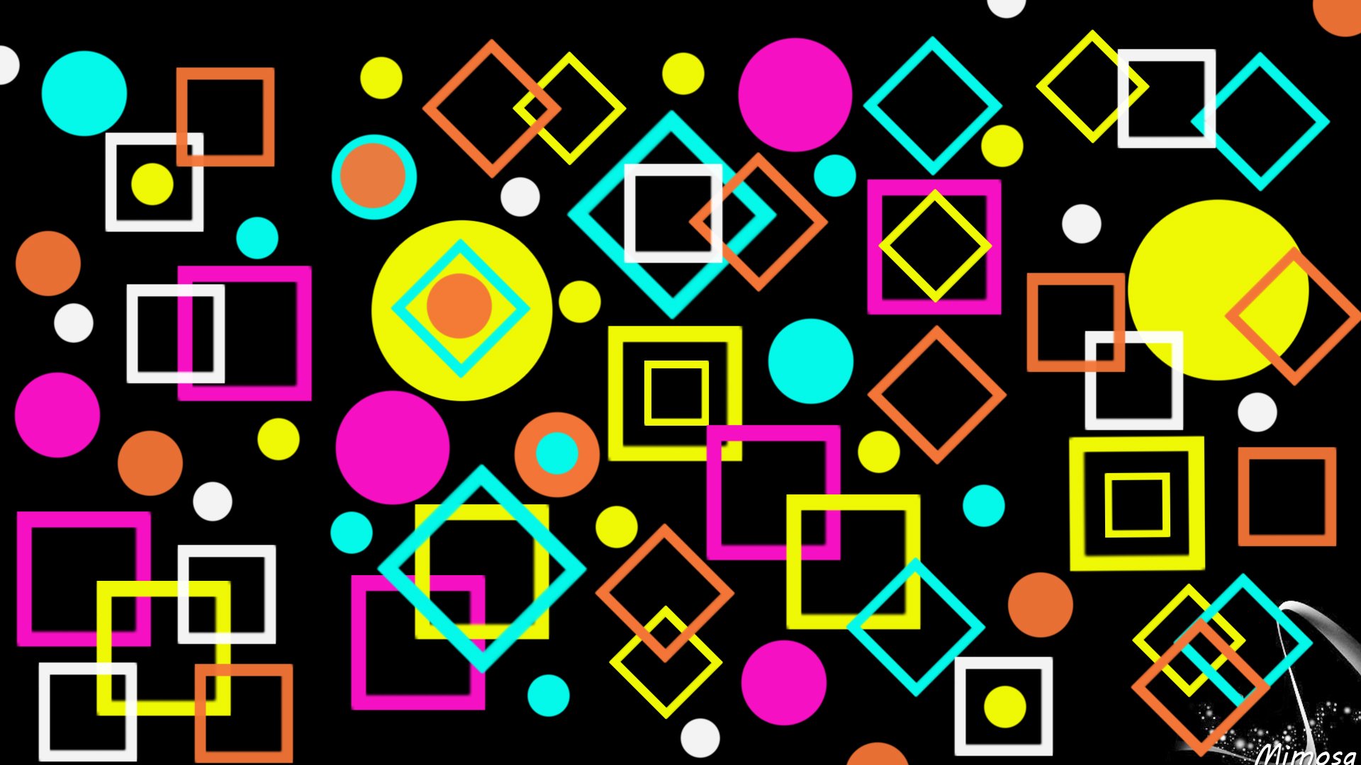 Colorful Geometry Circles Wallpapers