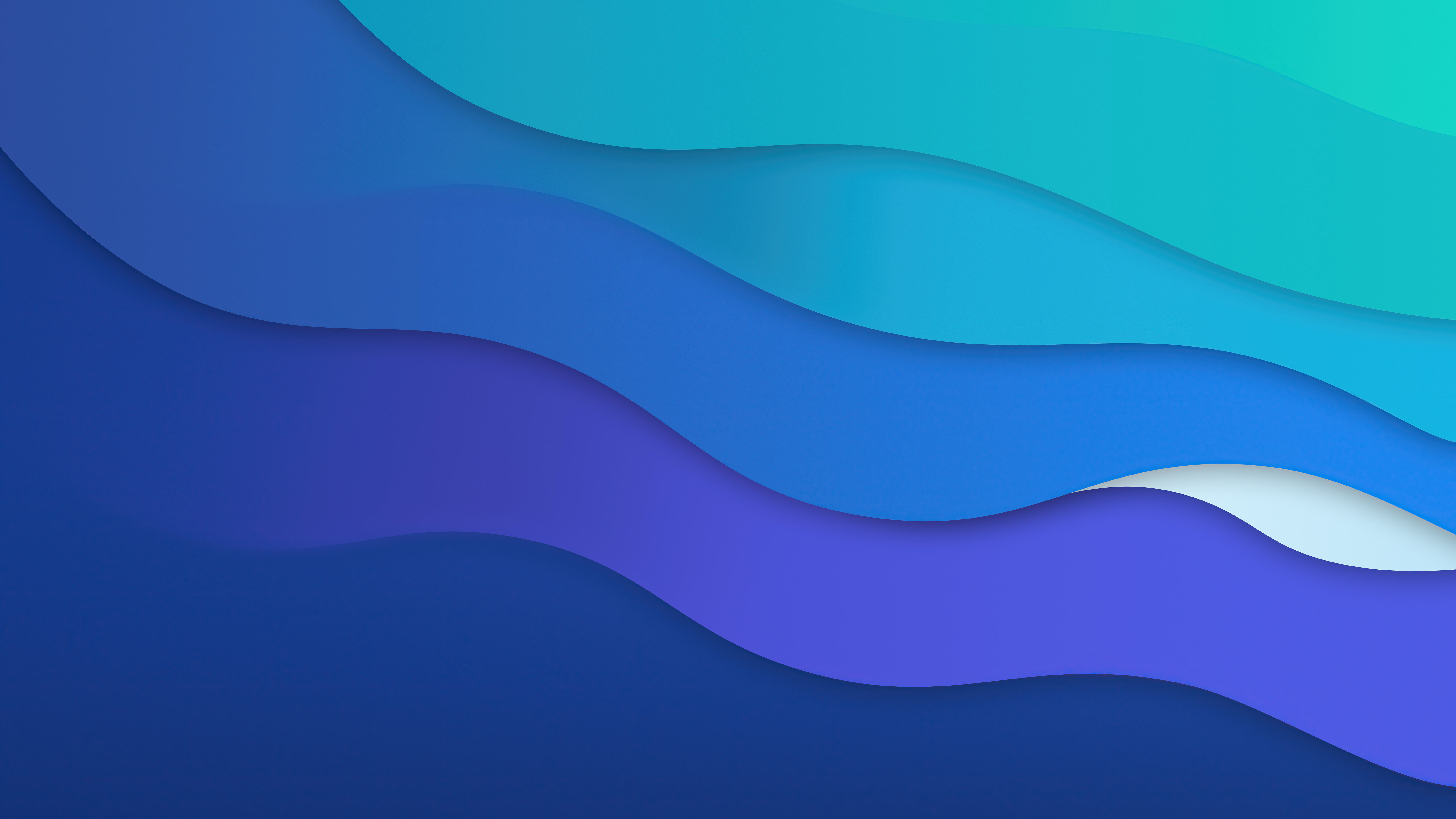 Colorful Gradient Waves 8K Wallpapers