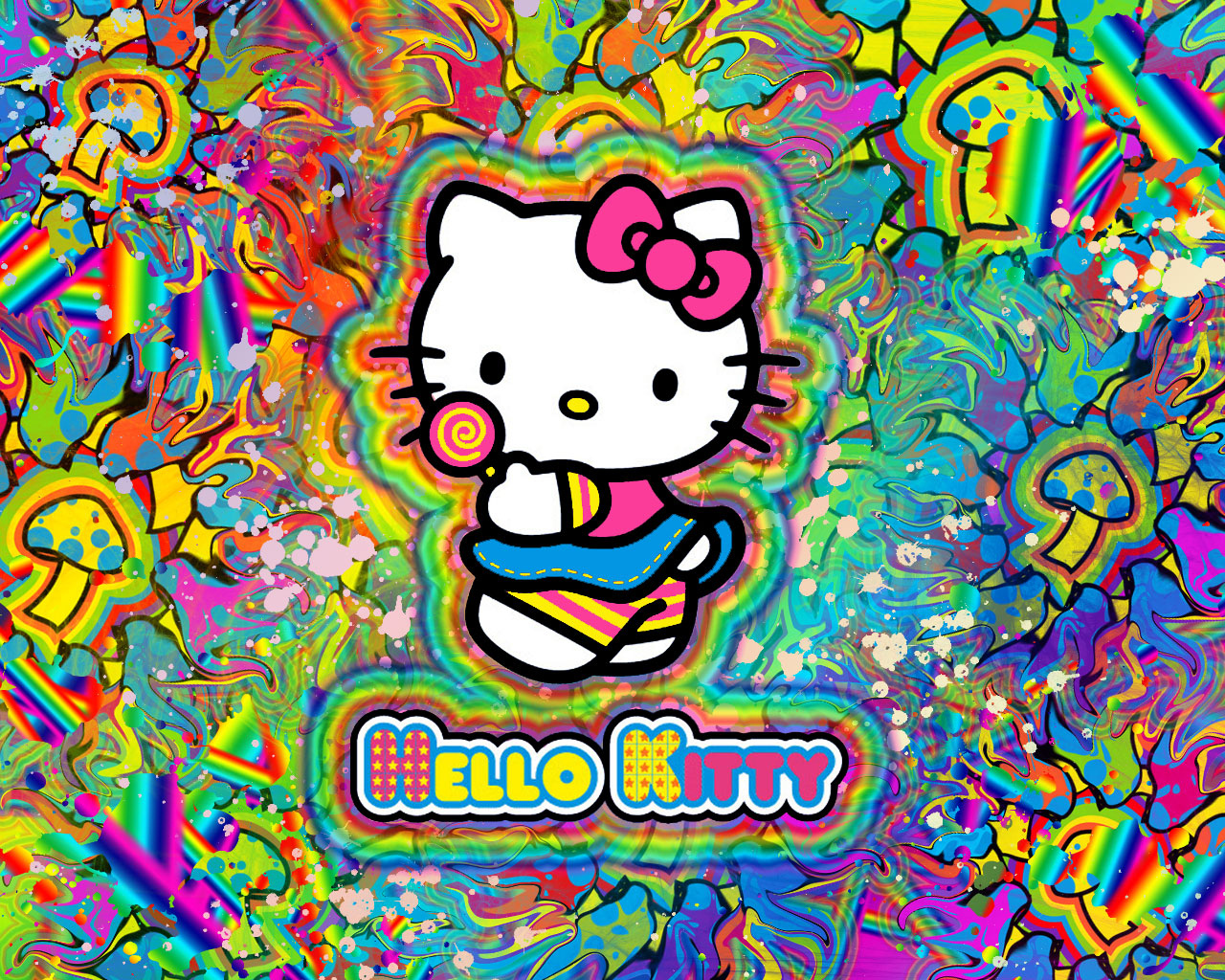 Colorful Hello Kitty Wallpapers