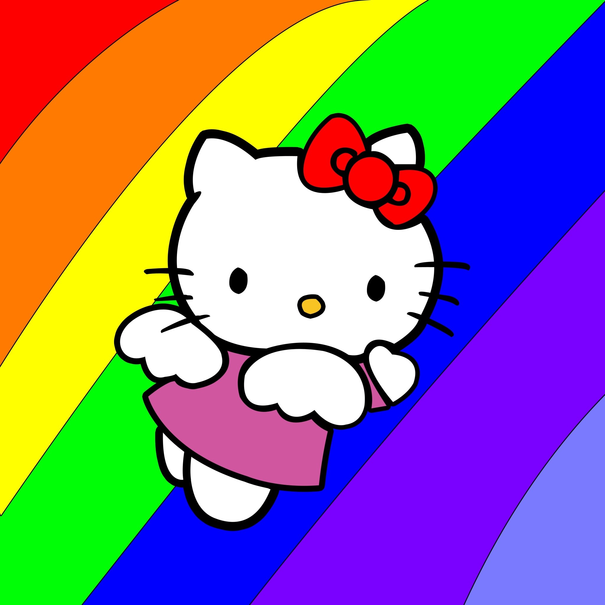 Colorful Hello Kitty Wallpapers