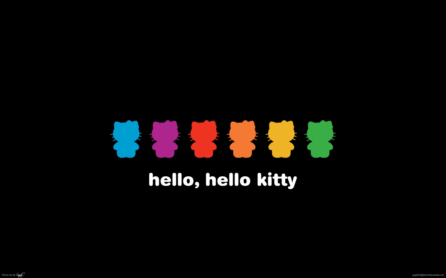 Colorful Hello Kitty Wallpapers