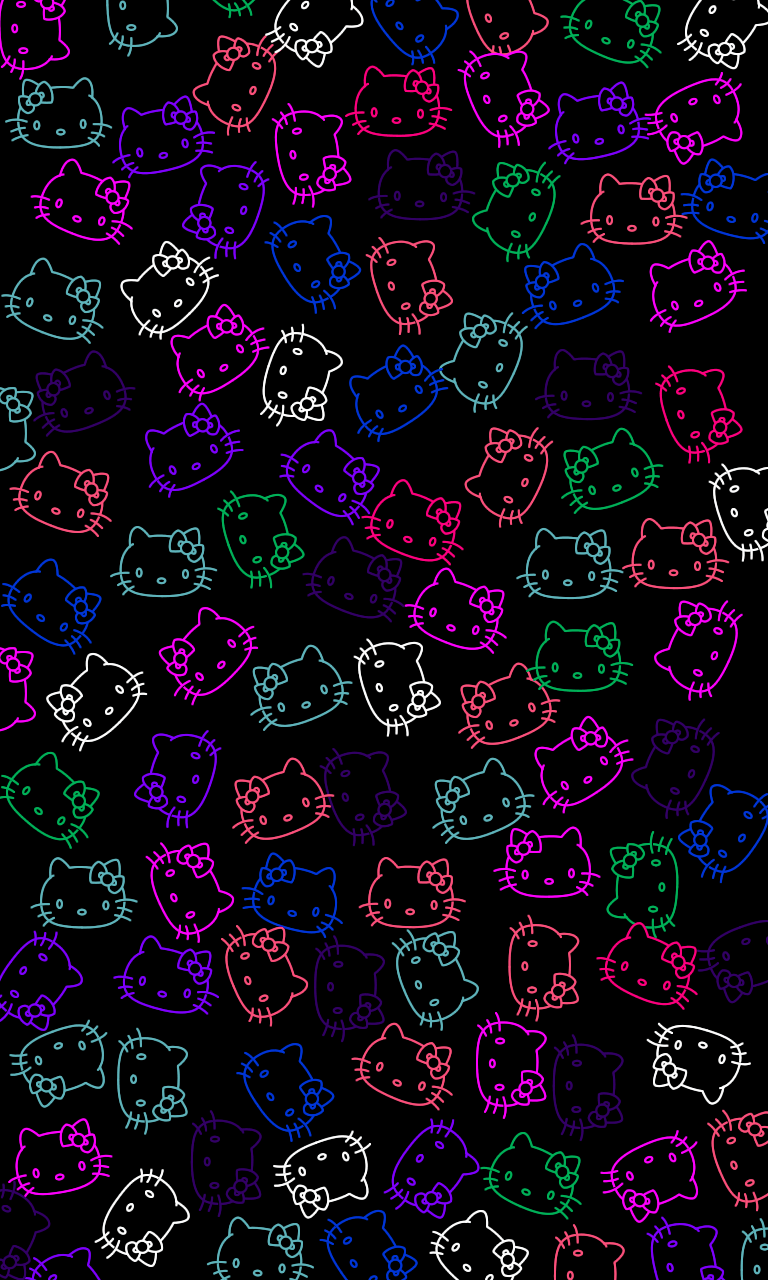 Colorful Hello Kitty Wallpapers