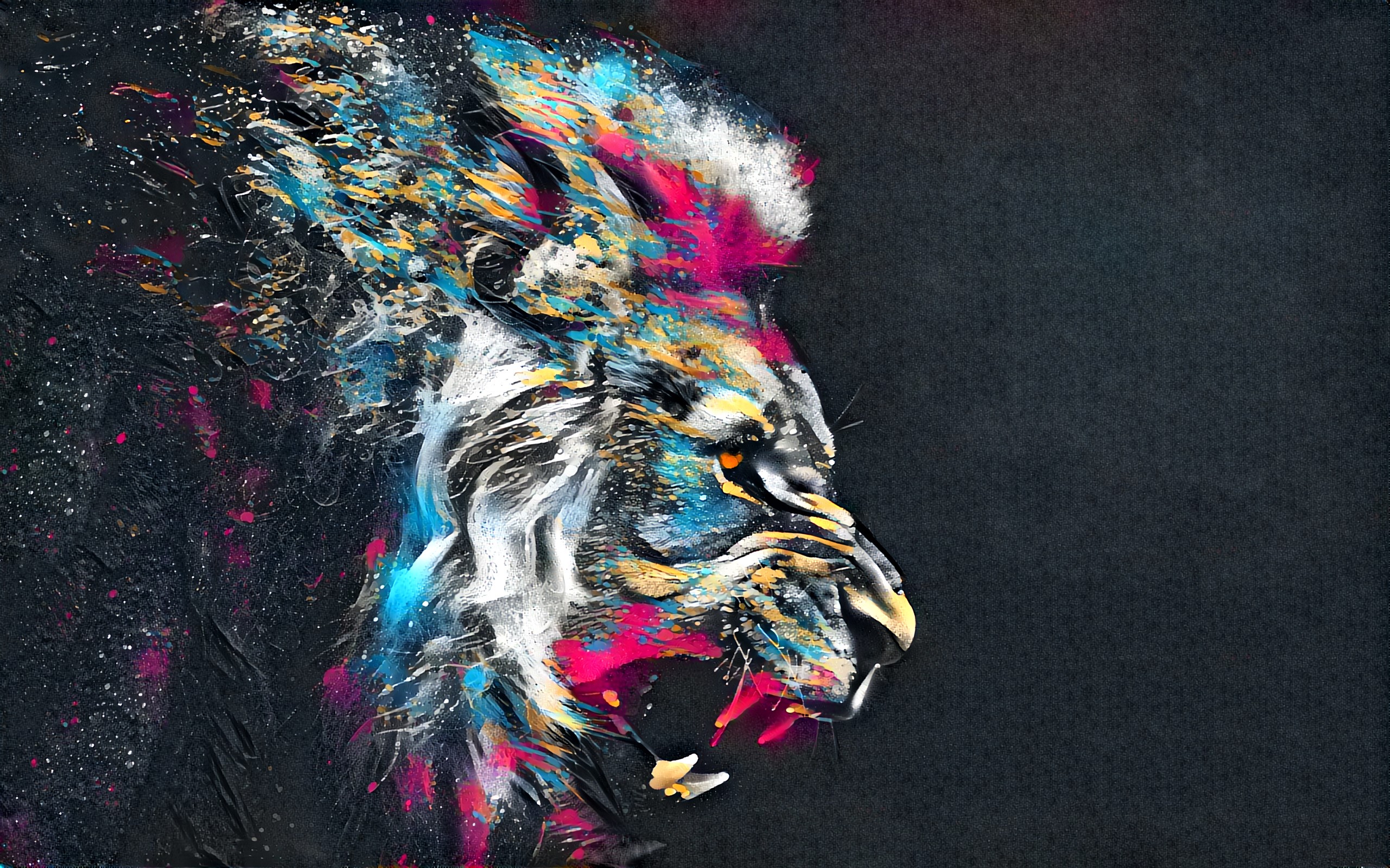 Colorful Lion Wallpapers