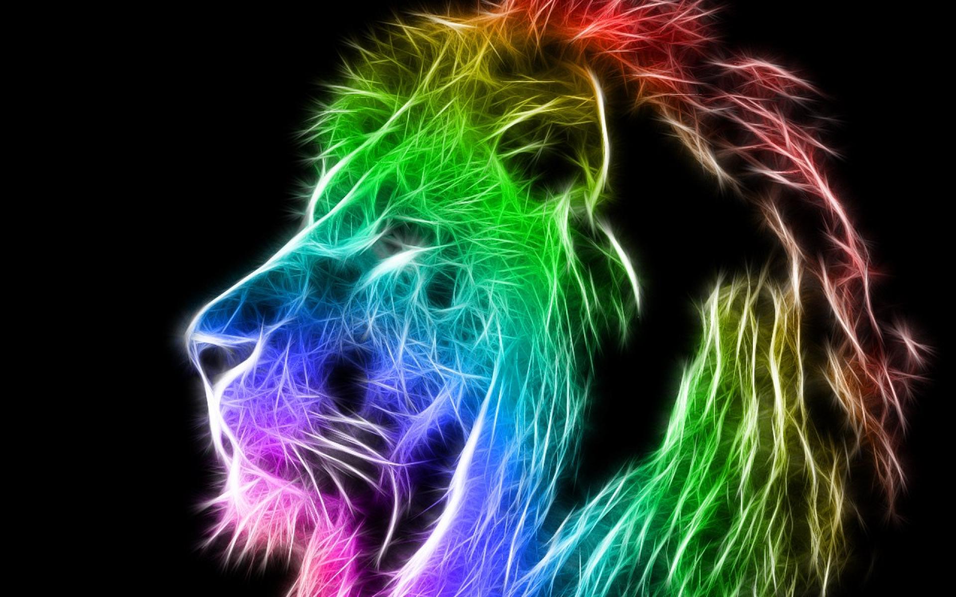 Colorful Lion Wallpapers