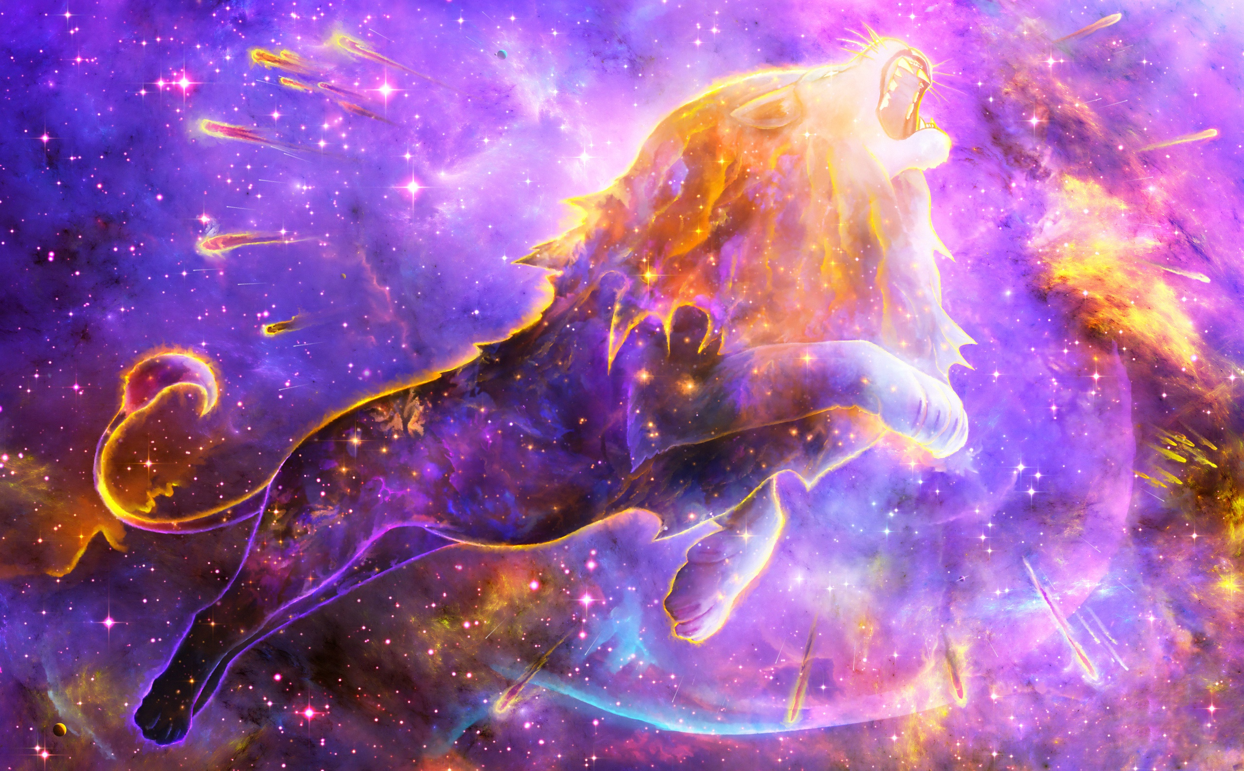 Colorful Lion Wallpapers