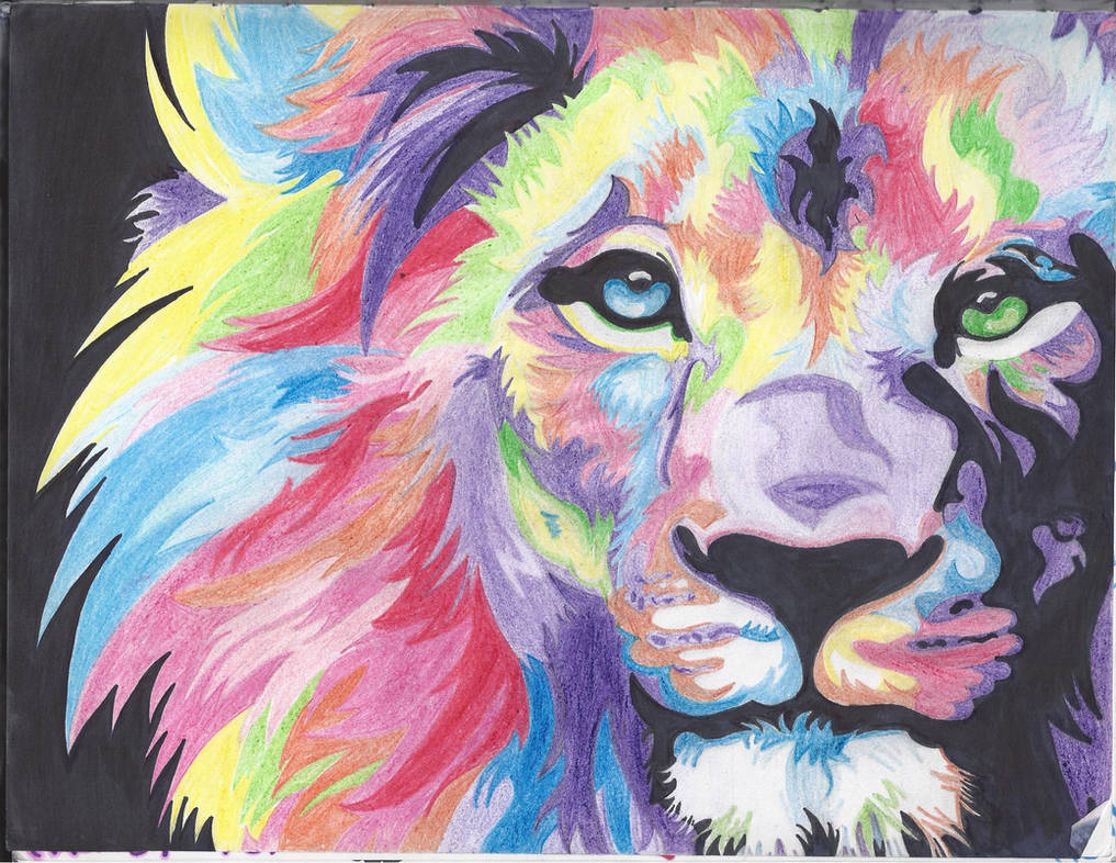 Colorful Lion Wallpapers