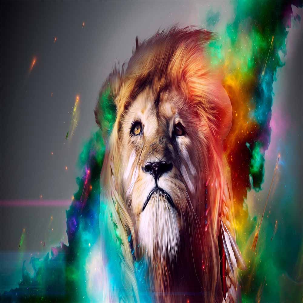 Colorful Lion Wallpapers