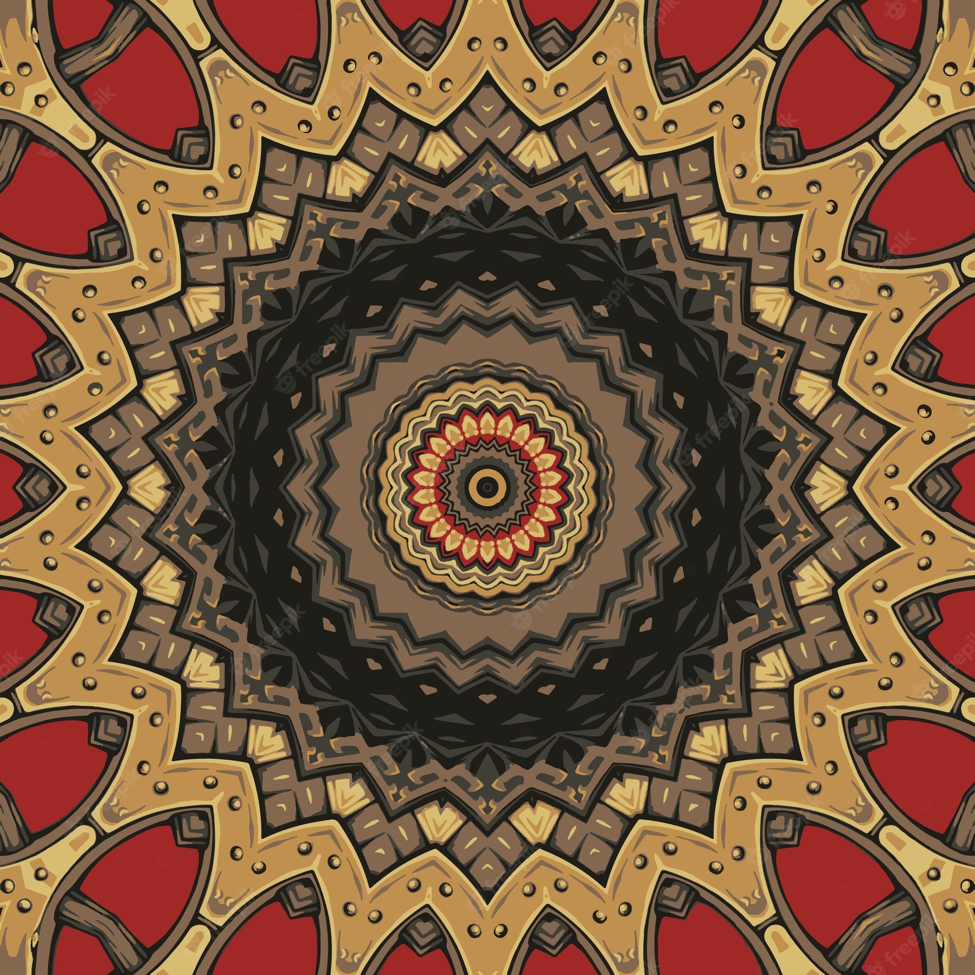 Colorful Mandala Pattern Wallpapers