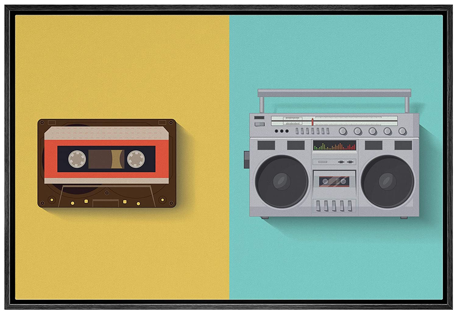 Colorful Minimal Boombox Wallpapers