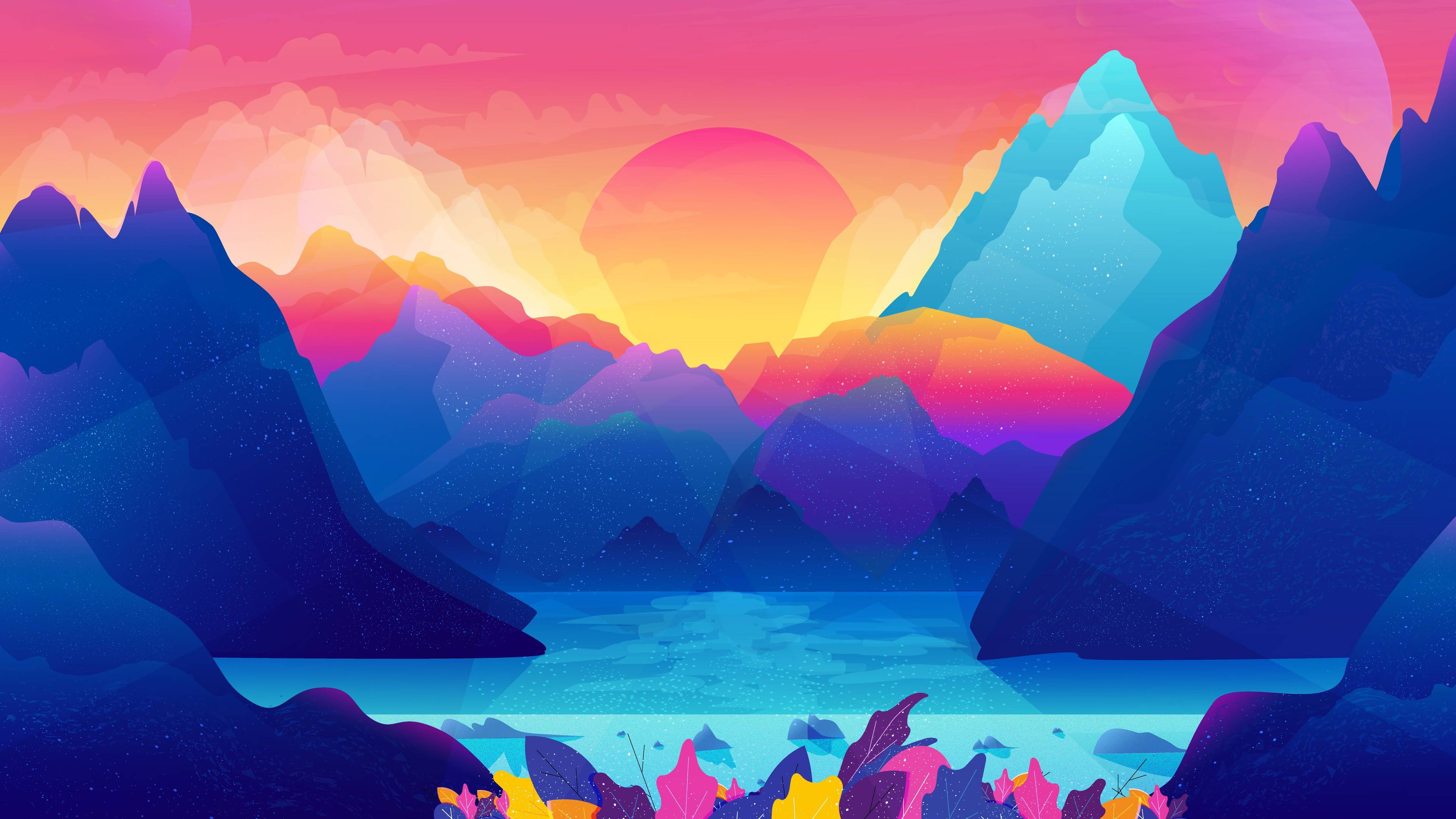 Colorful Minimal Wallpapers