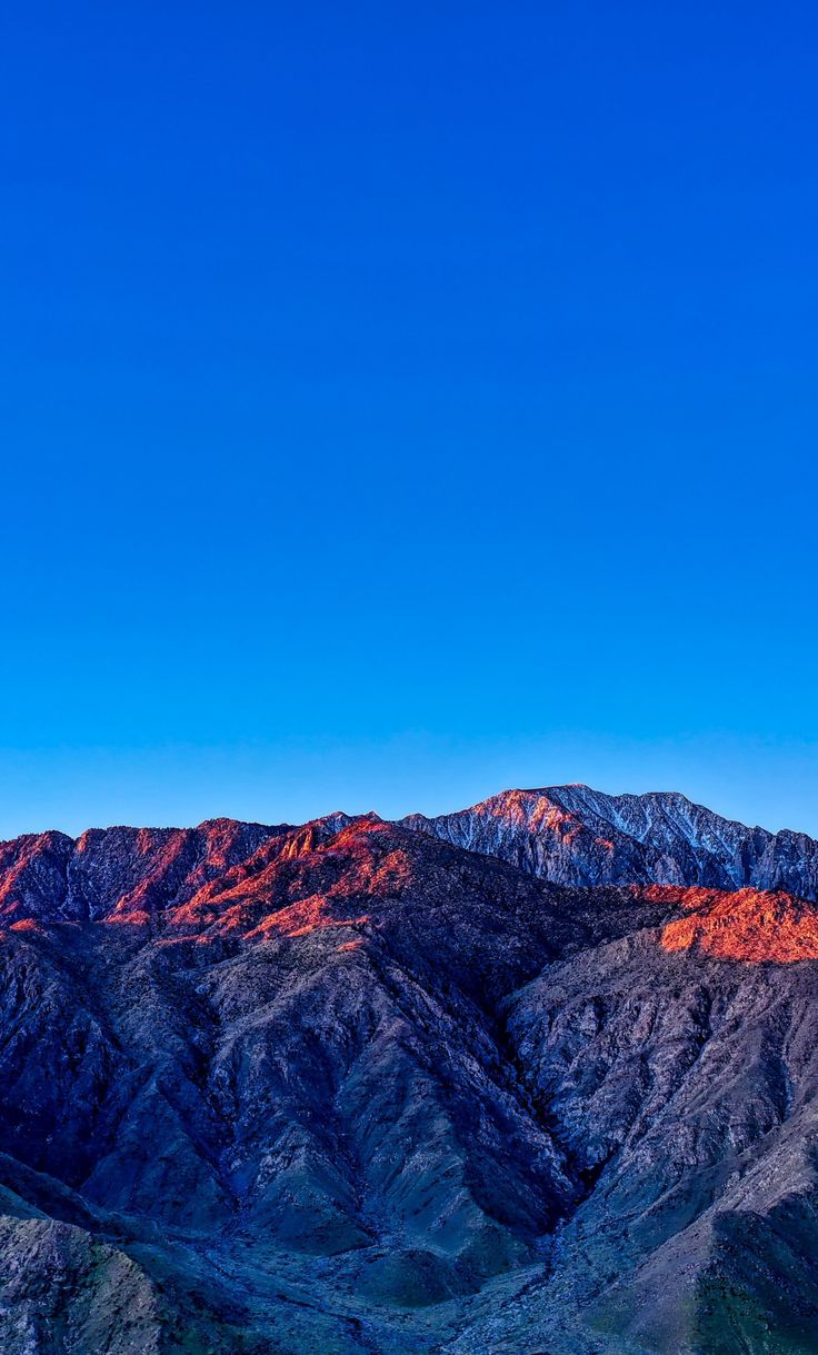 Colorful Mountain Under Blue Sky Wallpapers