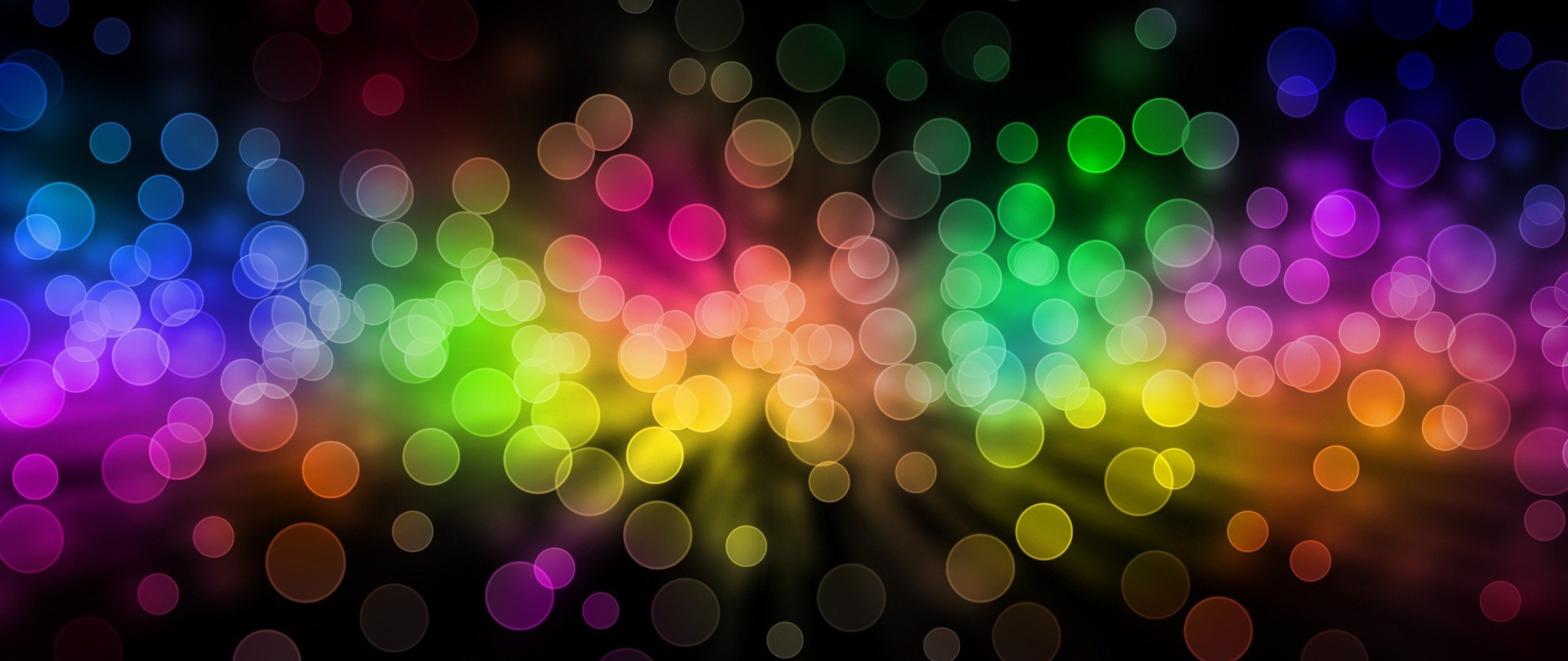 Colorful Neon Bubbles Wallpapers