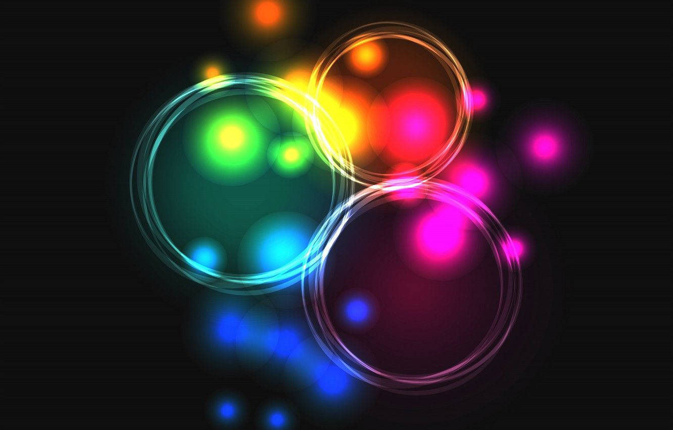 Colorful Neon Bubbles Wallpapers