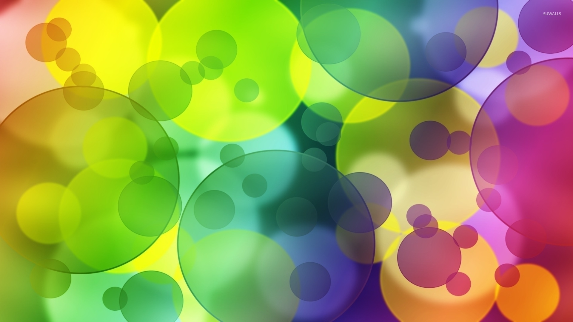 Colorful Neon Bubbles Wallpapers